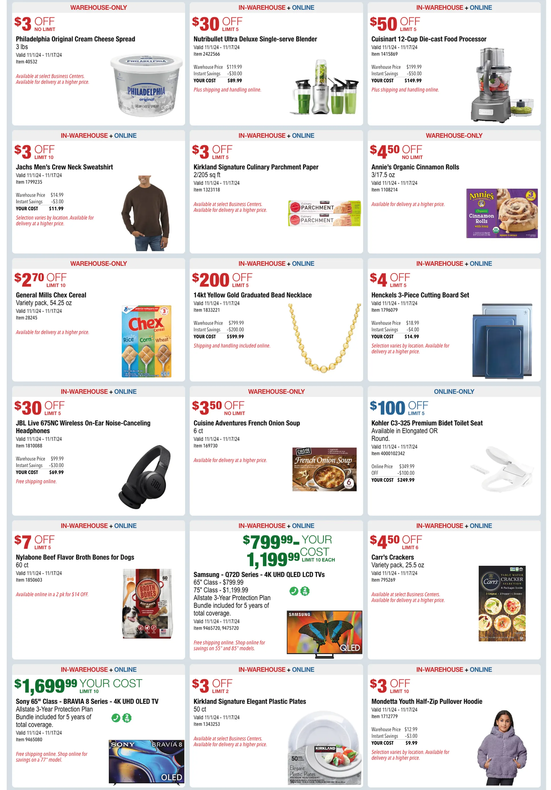 Weekly ad Costco Holiday Savings from November 1 to December 2 2024 - Page 2