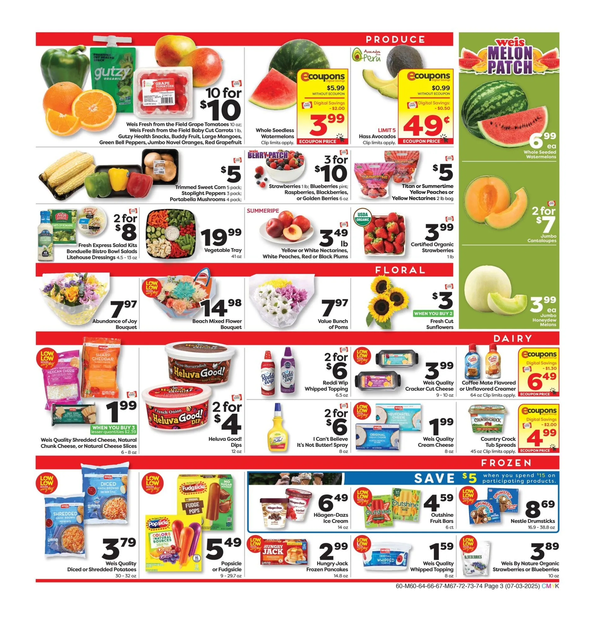 Weekly ad Weis Sales from July 3 to July 9 2025 - Page 3