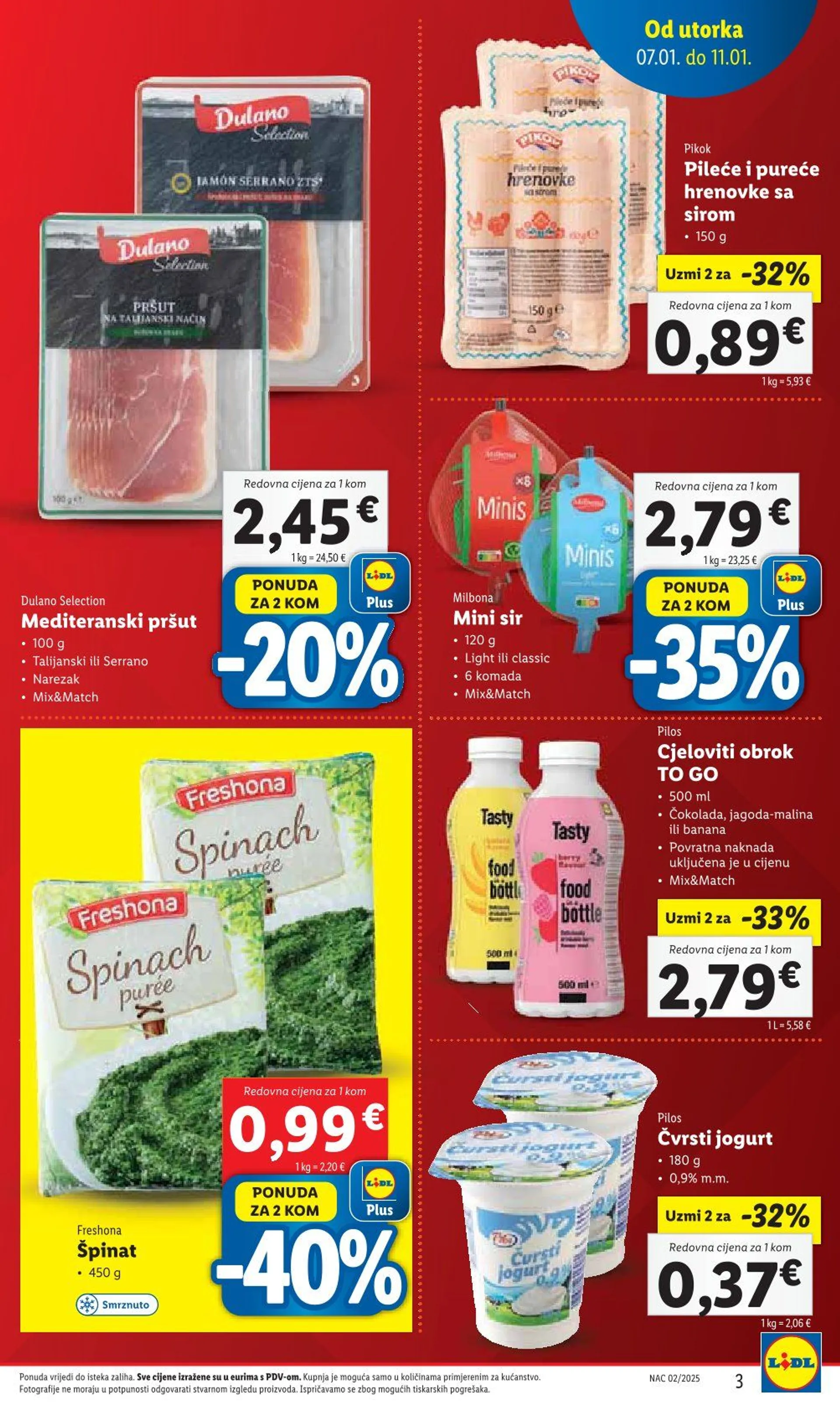 Katalog Lidl Posebna ponuda trgovine od 7. siječnja do 11. siječnja 2025. - Pregled Stranica 3