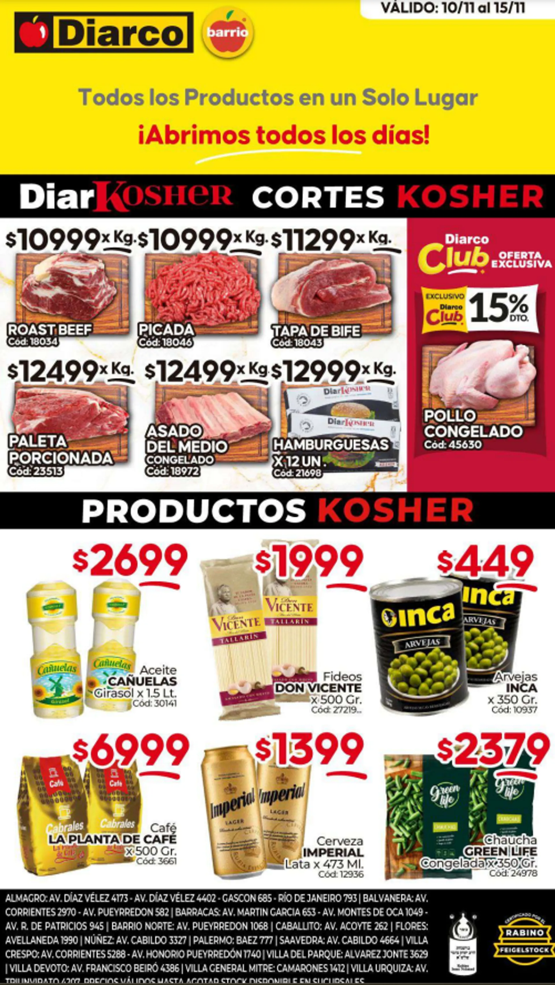 Ofertas de Diarco Ofertas 11 de noviembre al 15 de noviembre 2024 - Página  del catálogo