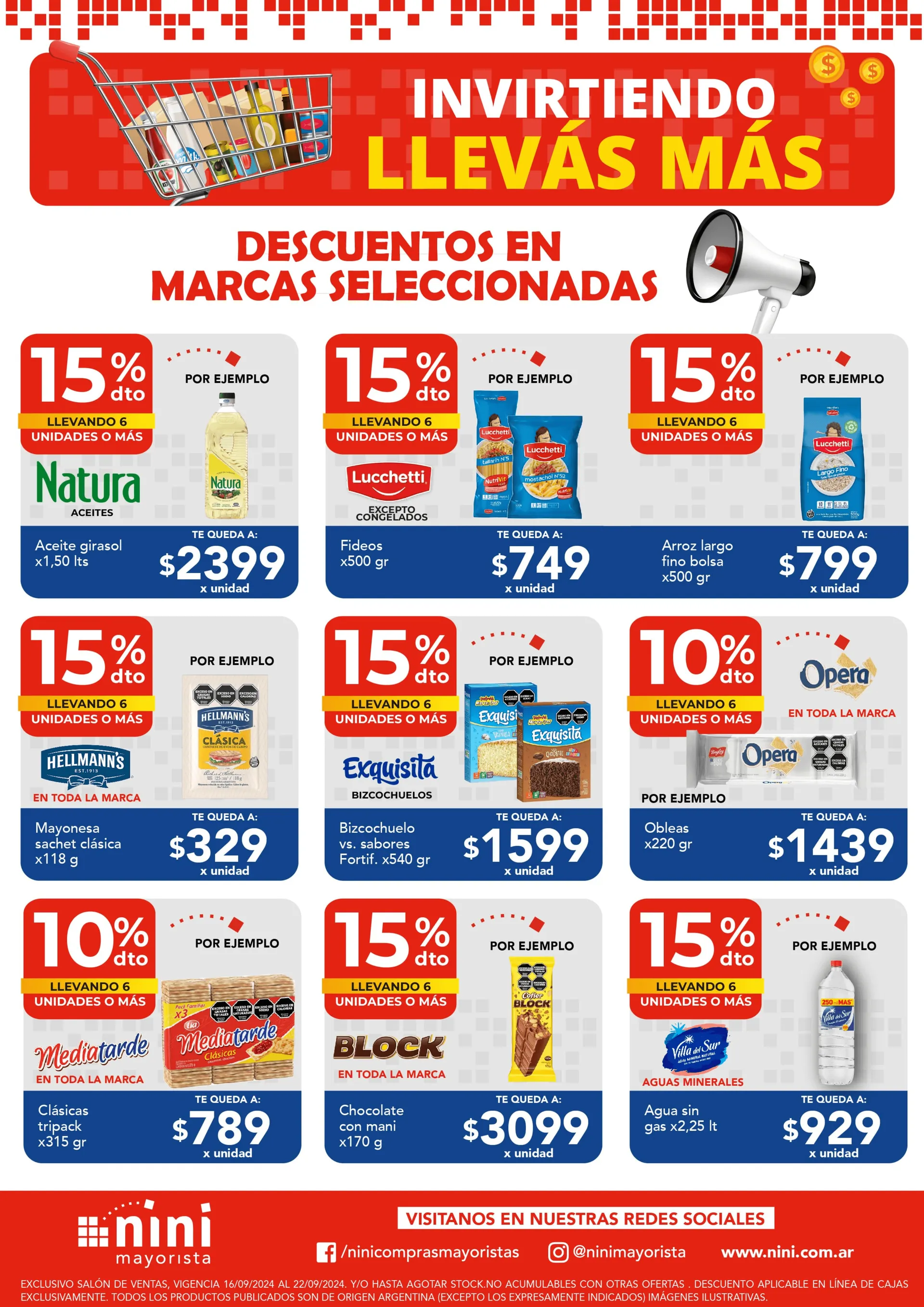 Ofertas de Nini Mayorista Ofertas 16 de septiembre al 22 de septiembre 2024 - Página 2 del catálogo