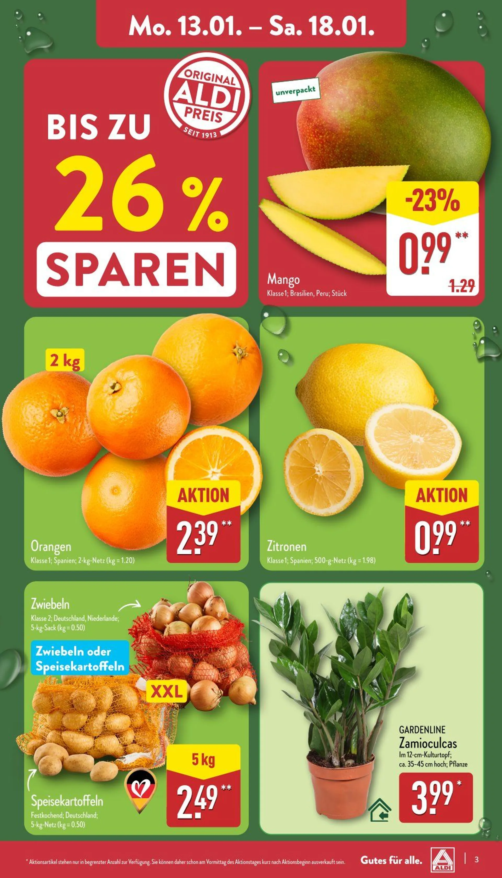 Aldi Nord Prospekt von 13. Januar bis 18. Januar 2025 - Prospekt seite 3