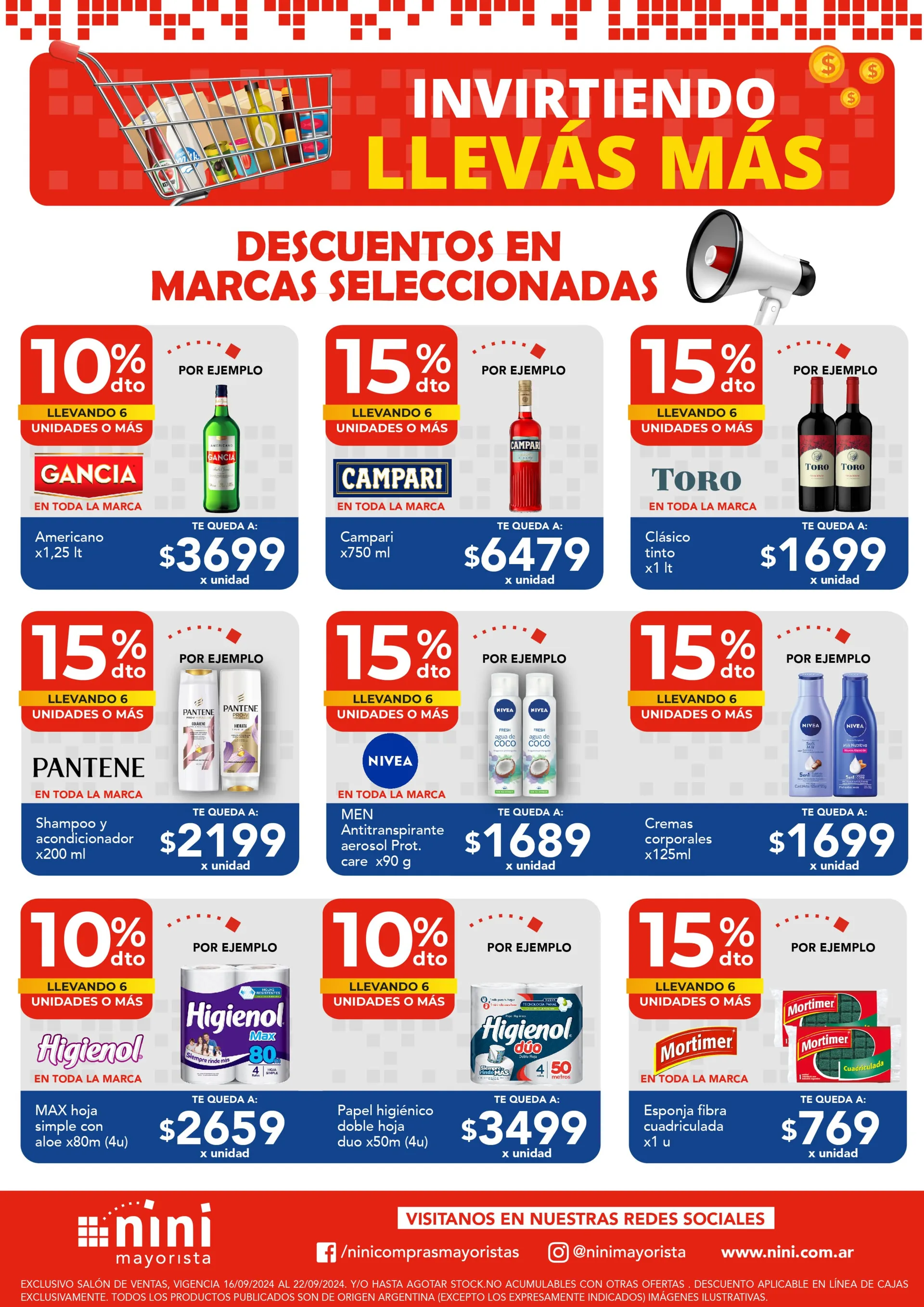 Ofertas de Nini Mayorista Ofertas 16 de septiembre al 22 de septiembre 2024 - Página 2 del catálogo