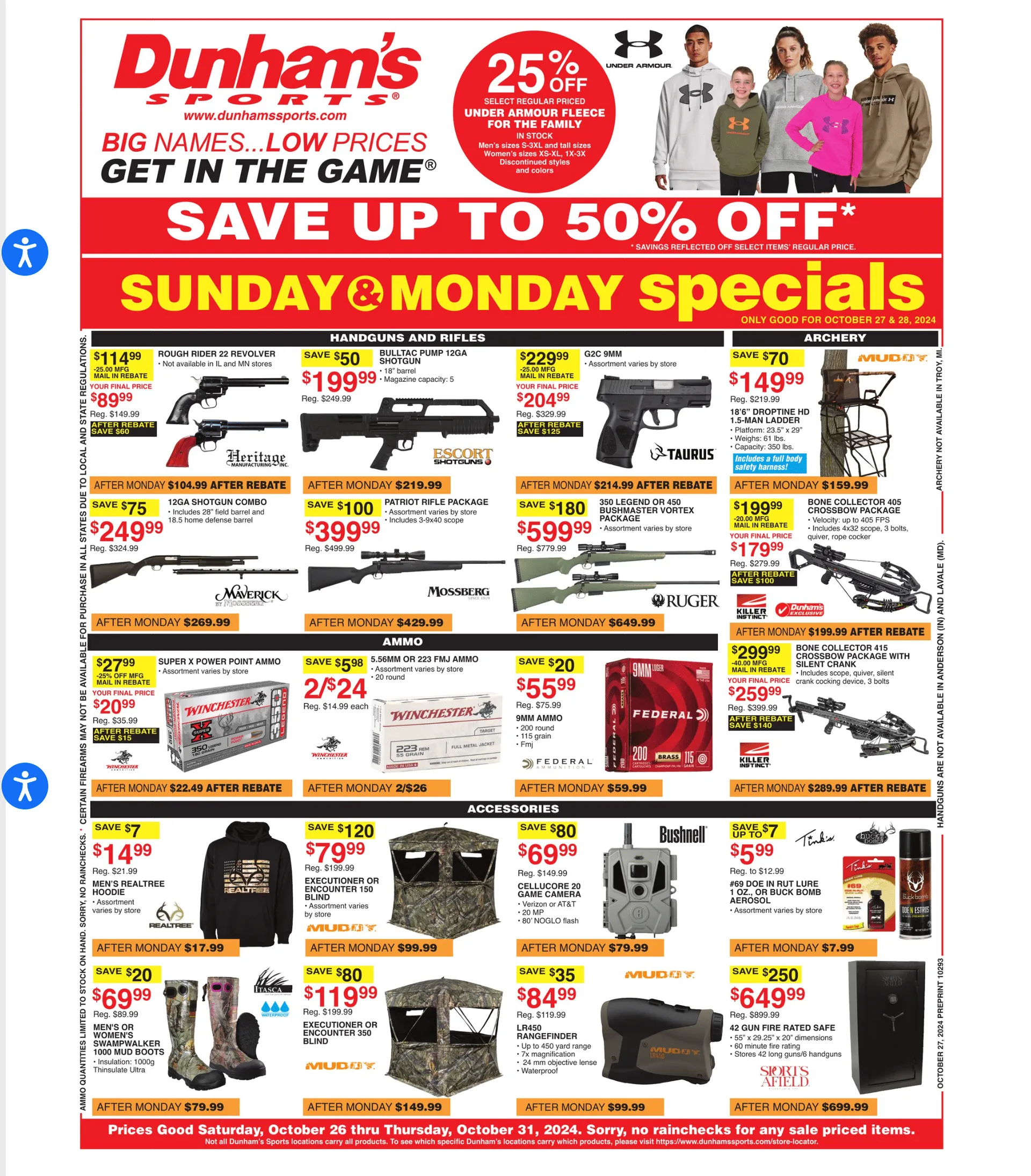 Weekly ad Dunham's Sports sales from October 26 to October 31 2024 - Page 2