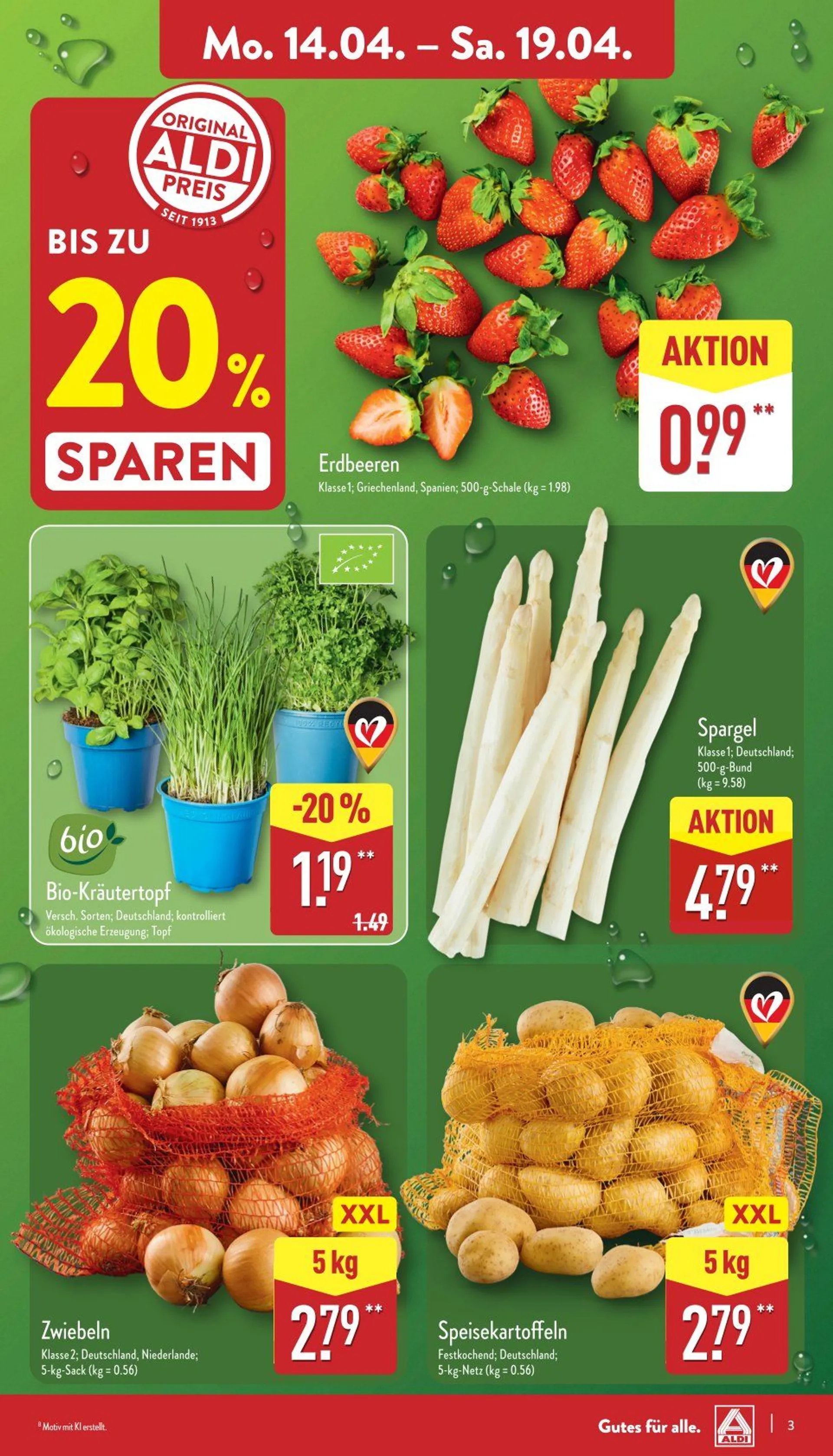 ALDI Aktuell Angebote von 14. April bis 19. April 2025 - Prospekt seite 3