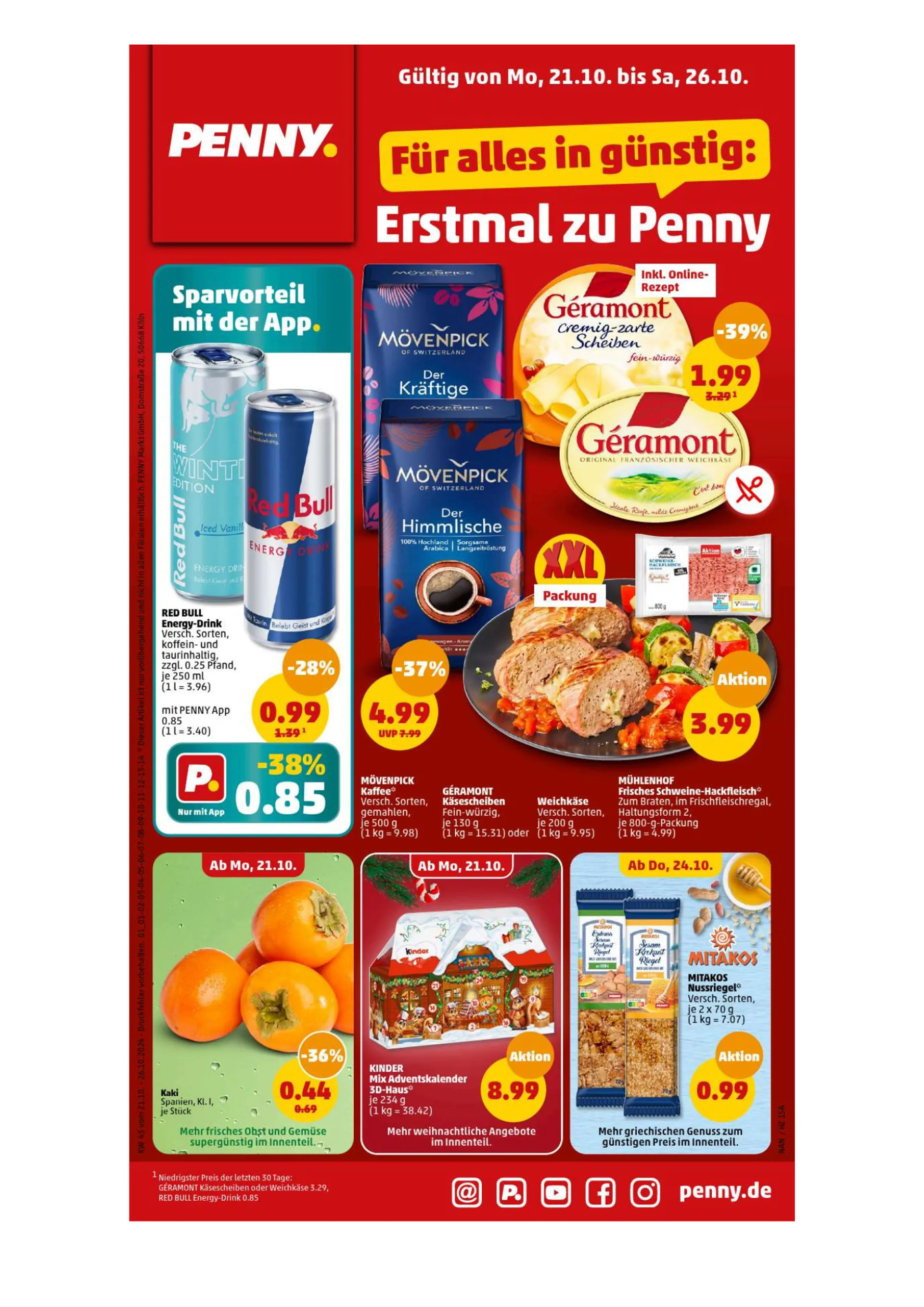 Penny Prospekts  von 21. Oktober bis 26. Oktober 2024 - Prospekt seite 2