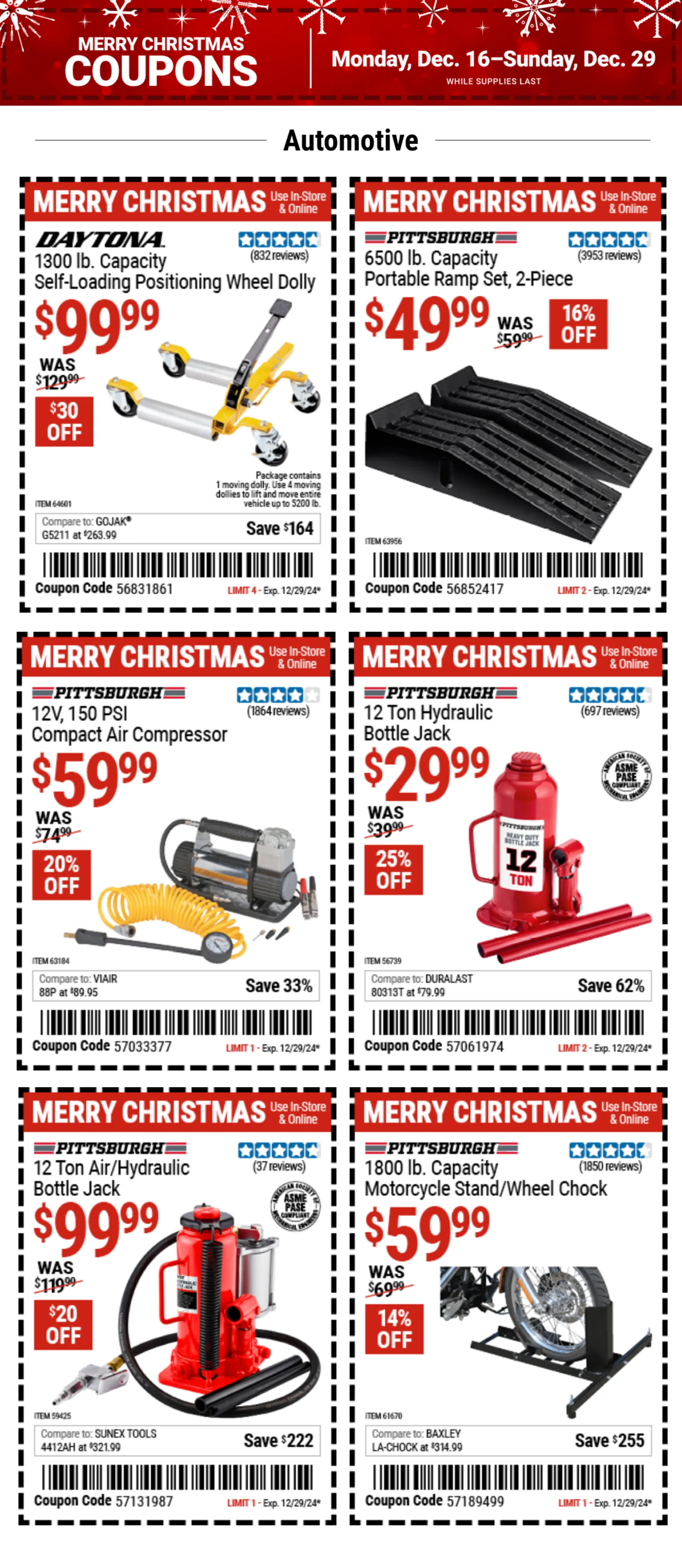 Weekly ad Christmas coupons from December 18 to December 29 2024 - Page 