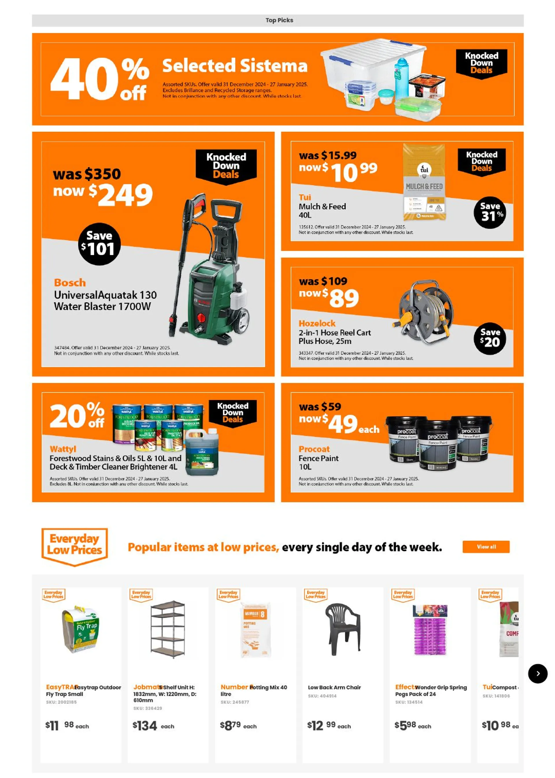 Mitre 10 Weekly Offers from 17 January to 27 January 2025 - Catalogue Page 2