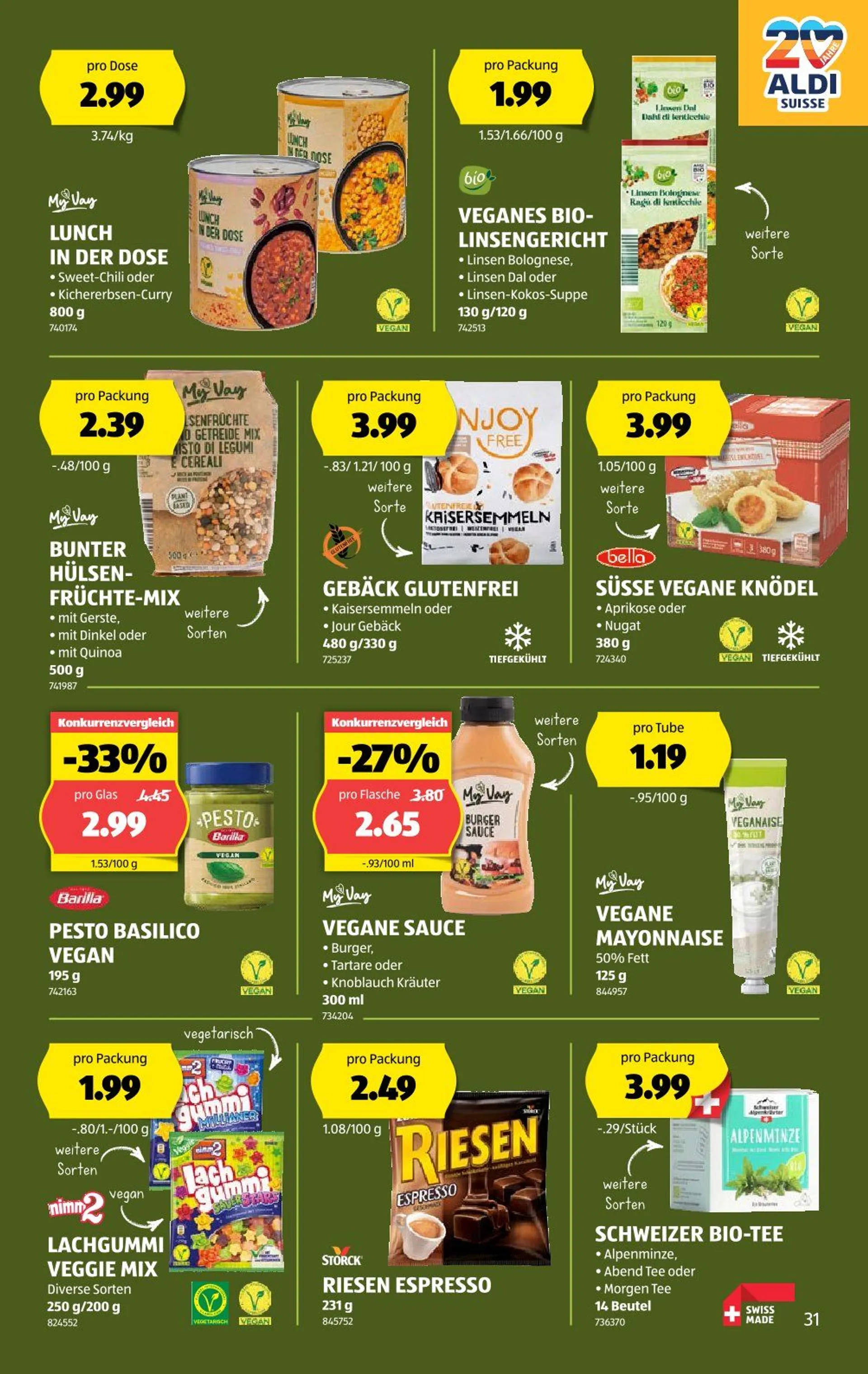 Aldi Prospekte von 16. Januar bis 22. Januar 2025 - Prospekt seite  31