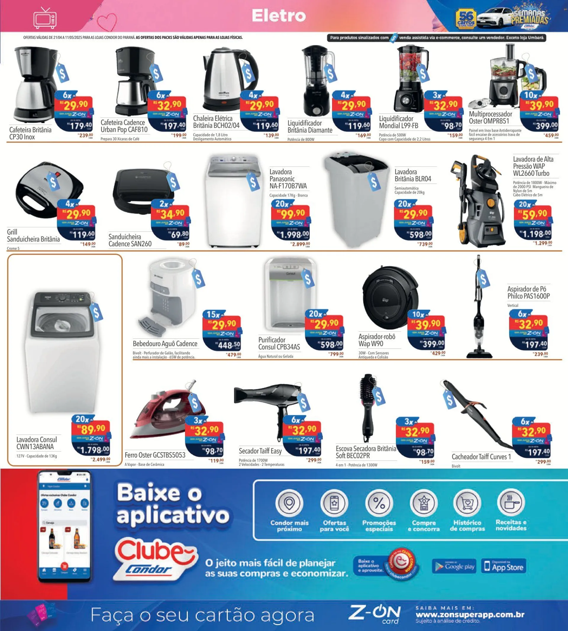 Encarte de Folhetos Supermercados Condor 21 de abril até 14 de maio 2025 - Pagina 31