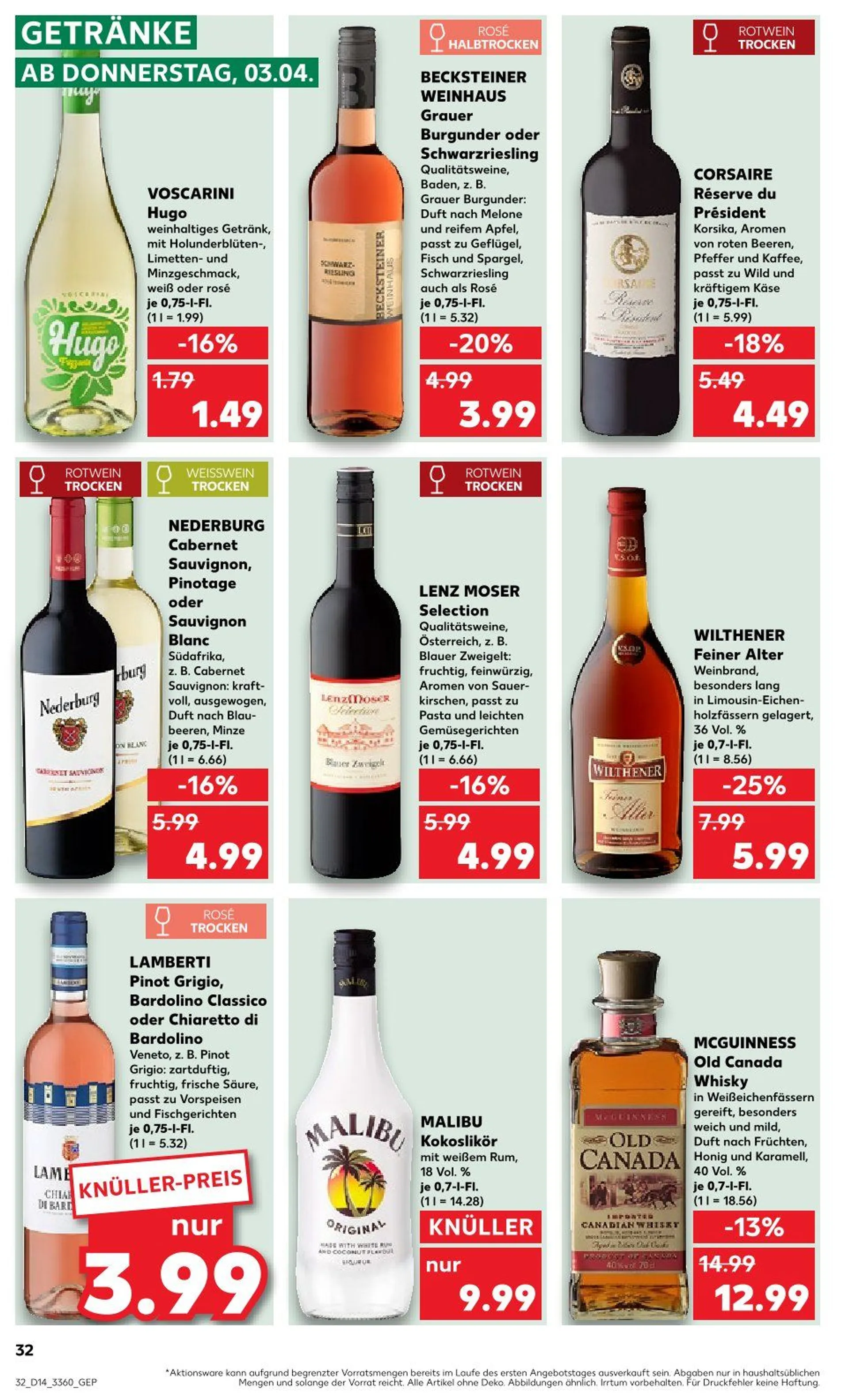 Kaufland Prospekt von 3. April bis 9. April 2025 - Prospekt seite 32
