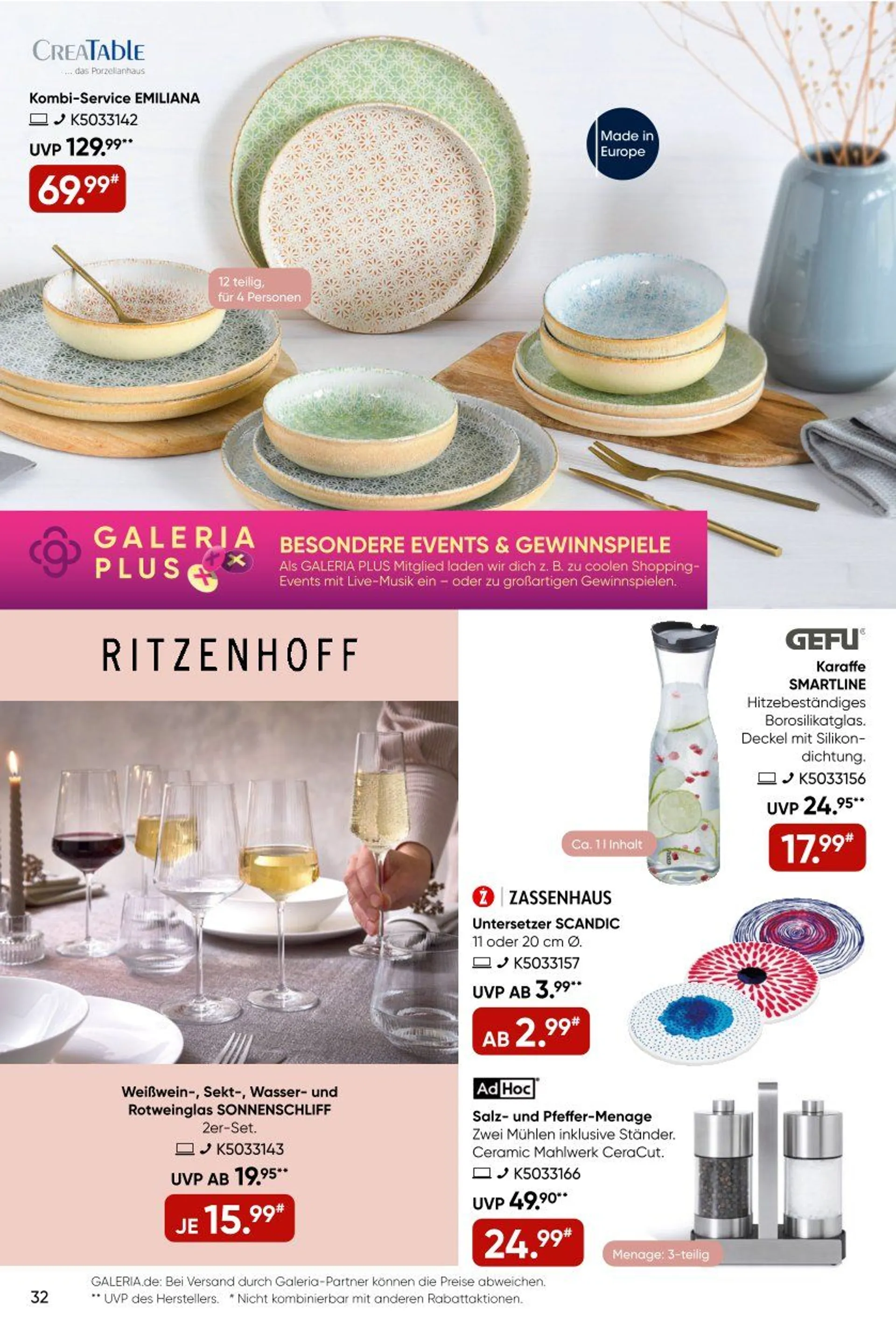 GALERIA Karstadt Kaufhof Prospekt von 16. Mai bis 20. Mai 2025 - Prospekt seite 30