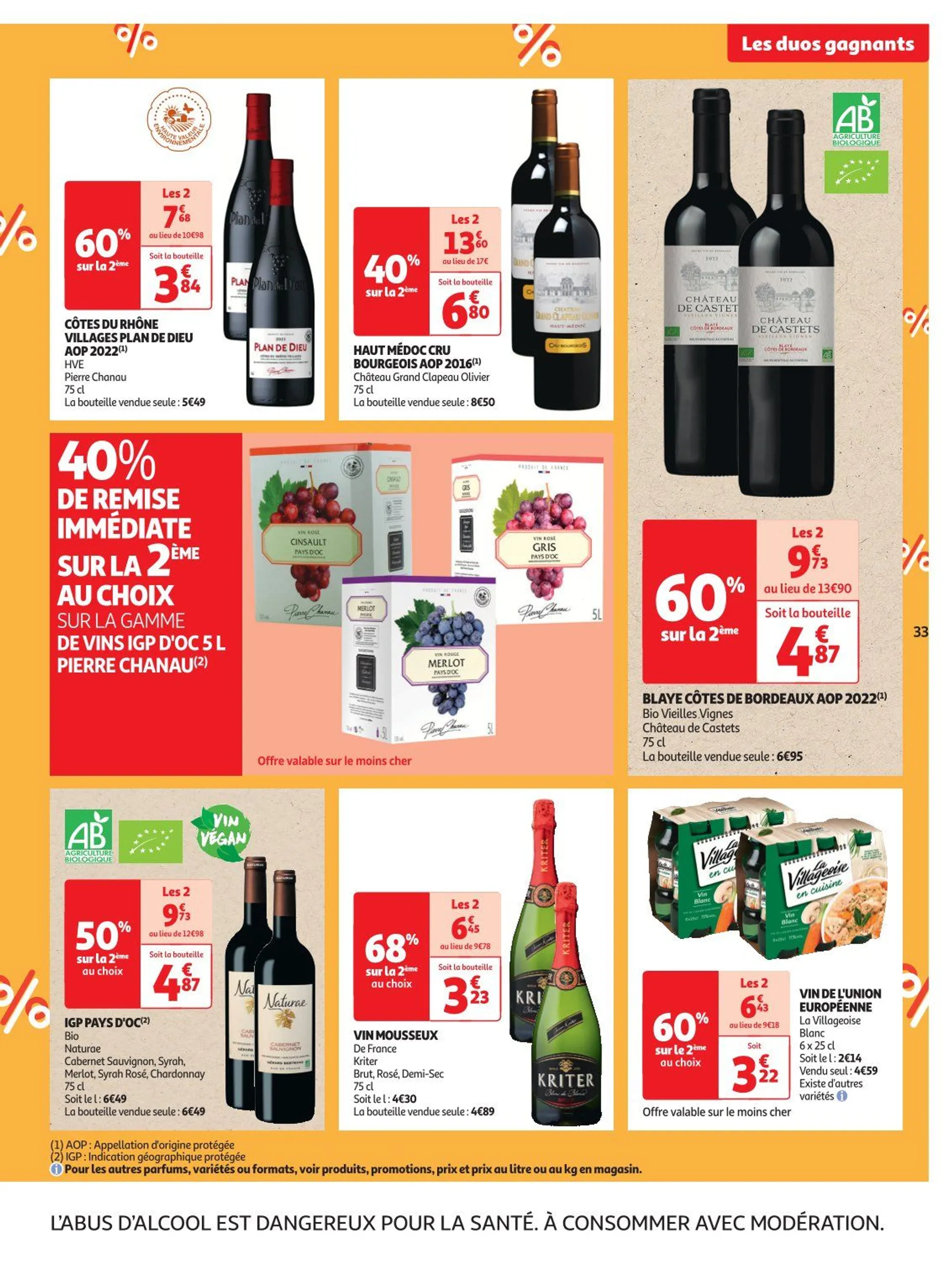 Auchan Offres de brochures du 24 septembre au 6 octobre 2024 - Catalogue page 33