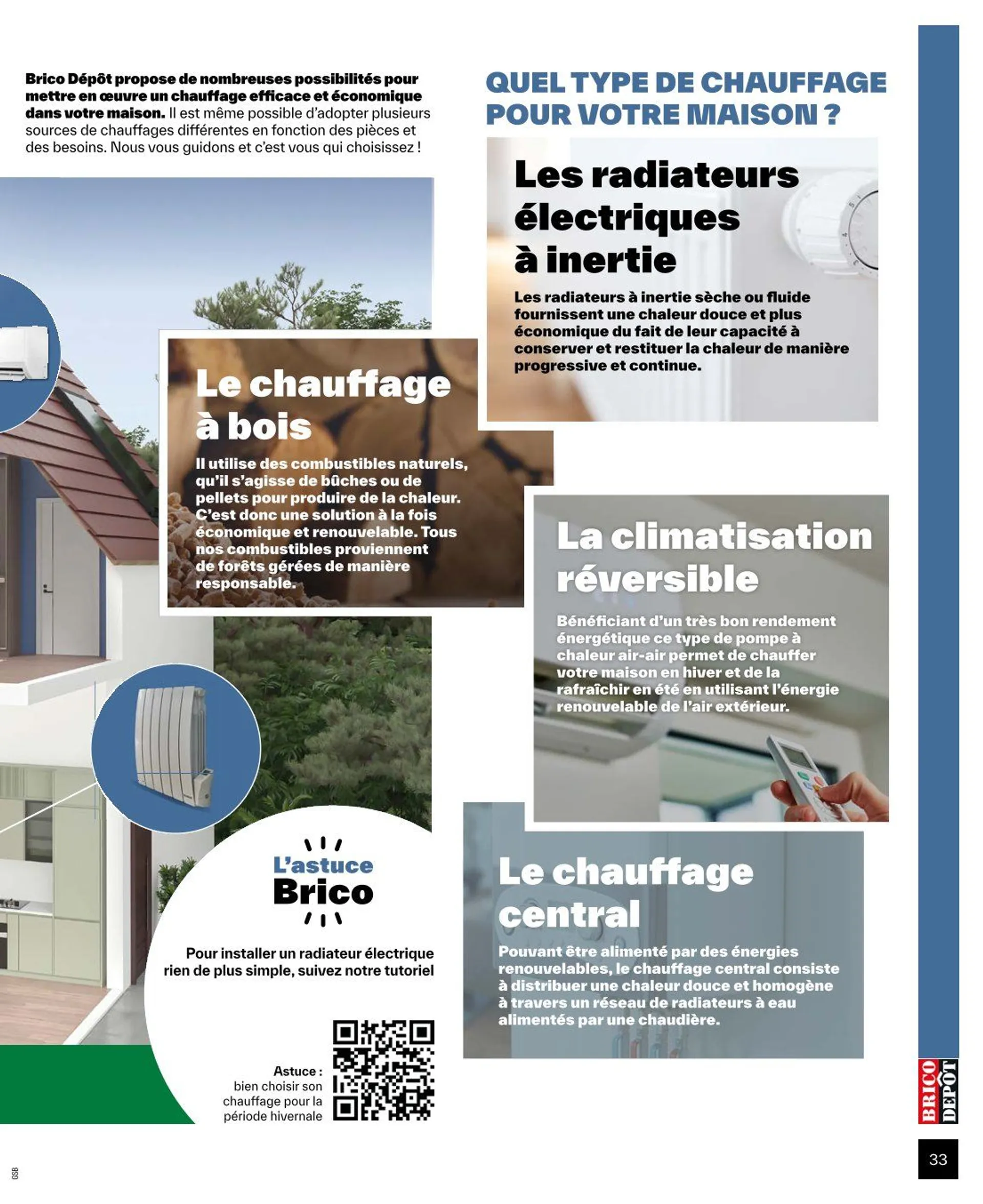 Brico Dépôt Brochures Offres du 4 octobre au 5 décembre 2024 - Catalogue page 33