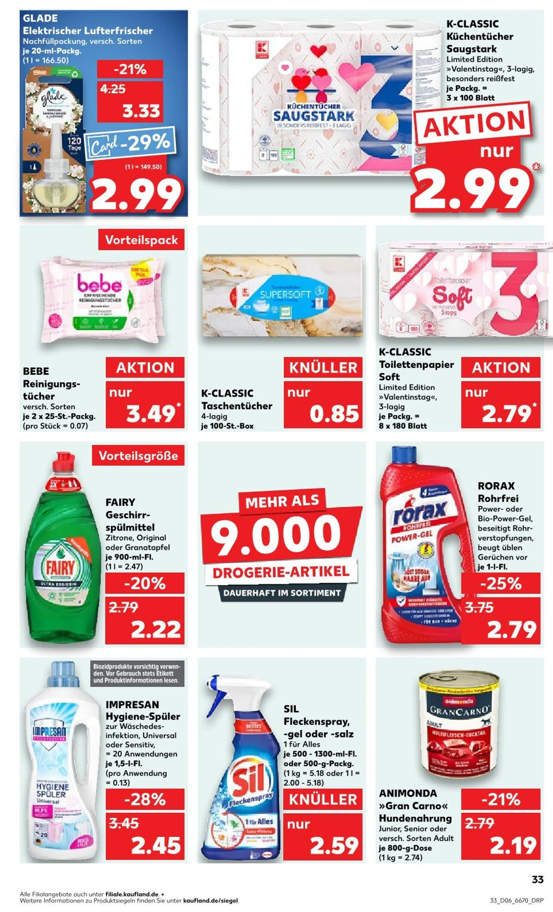 Kaufland Prospekt von 6. Februar bis 12. Februar 2025 - Prospekt seite 33