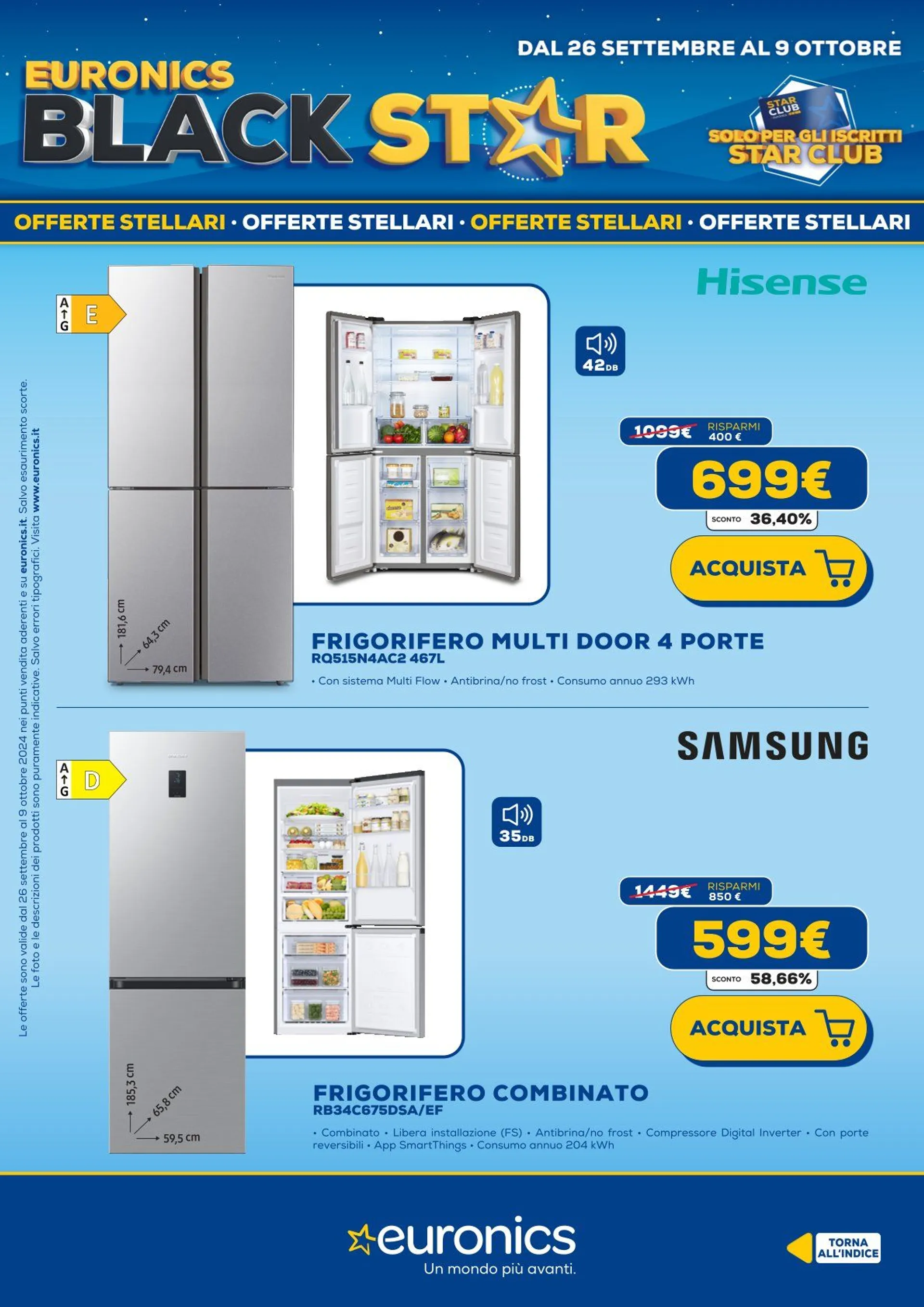 Euronics Brochure Offerte da 26 settembre a 9 ottobre di 2024 - Pagina del volantino 33