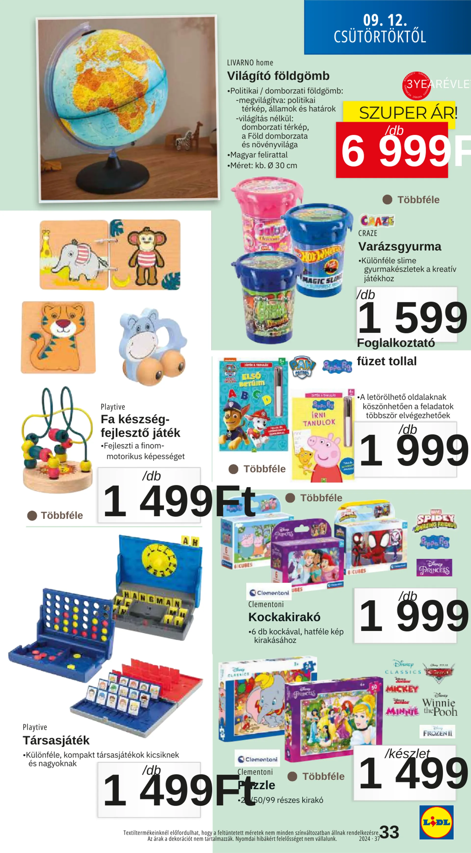 Katalógus Lidl Ajánlatok szeptember 12.-tól szeptember 18.-ig 2024. - Oldal 33