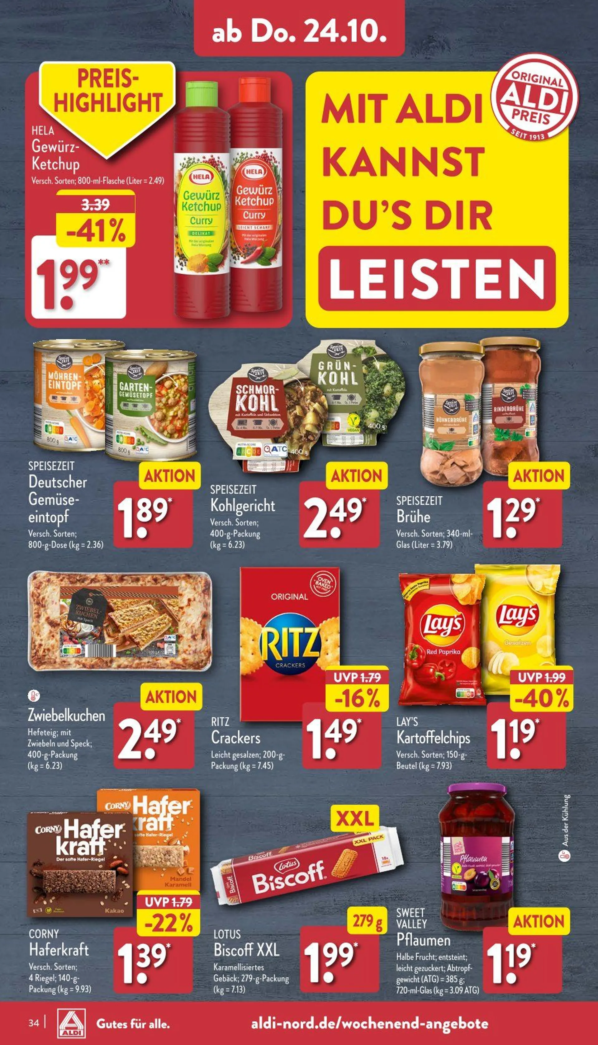 Aldi Nord Prospekt von 21. Oktober bis 26. Oktober 2024 - Prospekt seite 35