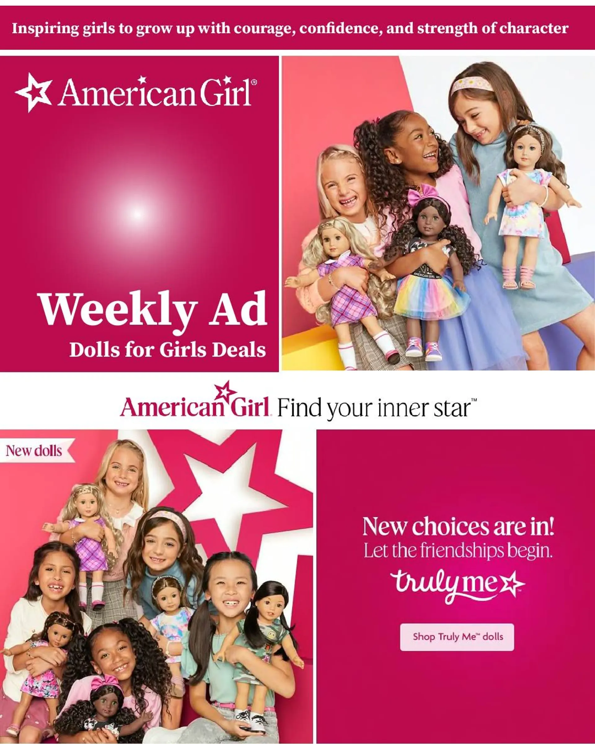Weekly ad American Girl Dolls for Girls Deals from June 15 to June 20 2024 - Page 1