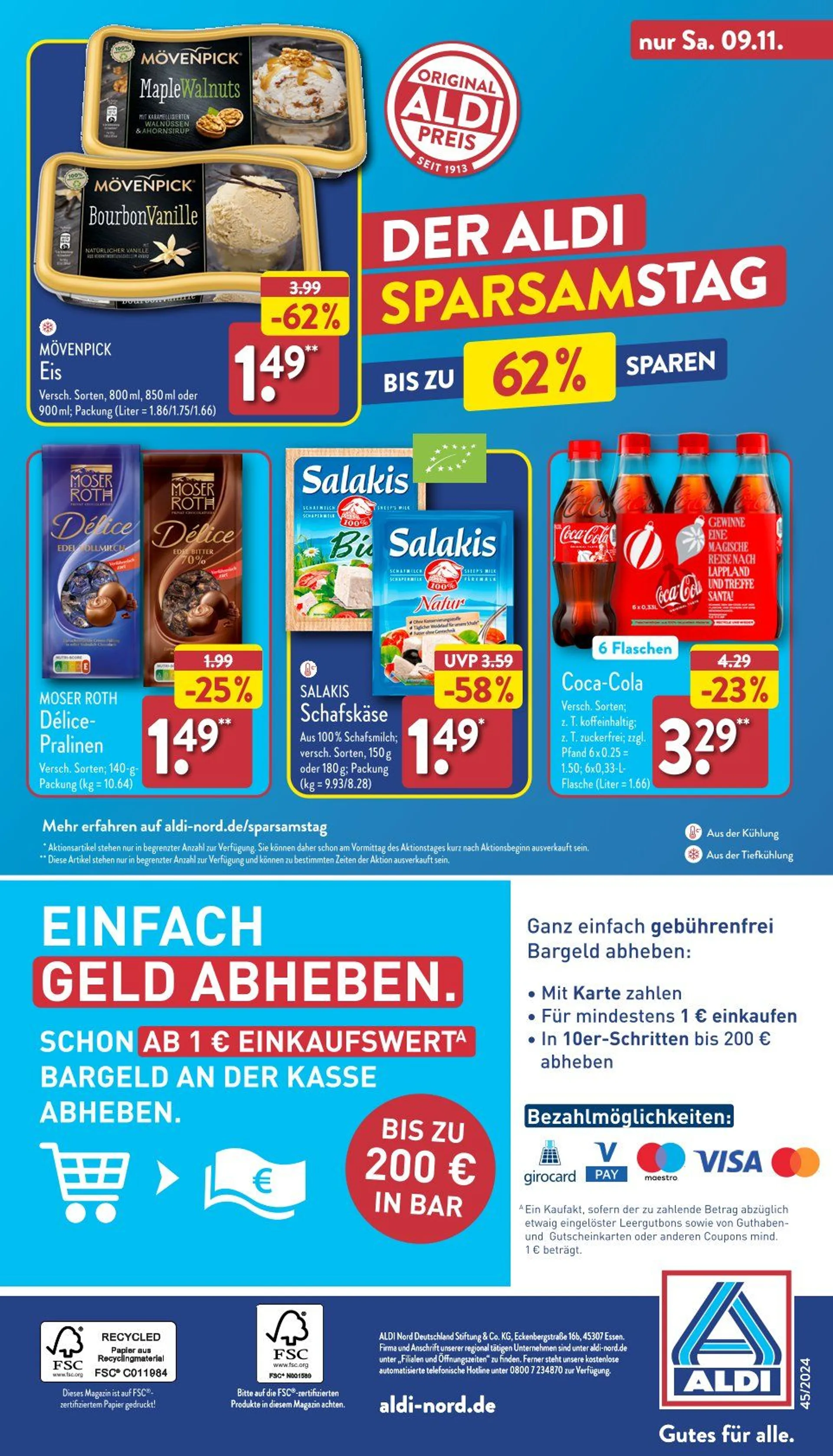 Aldi Nord Prospekt von 4. November bis 11. November 2024 - Prospekt seite 36