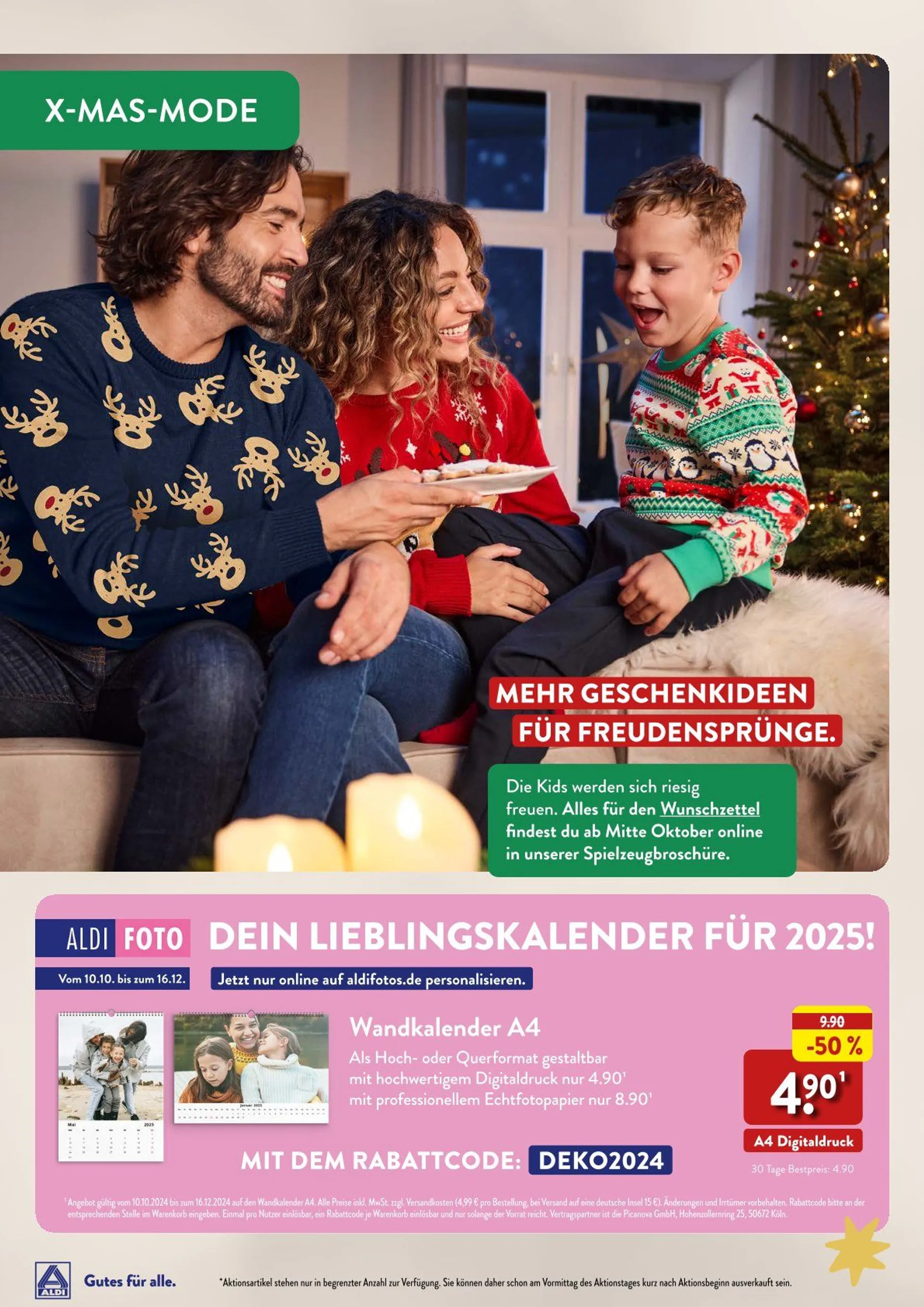 Aldi Nord Prospekt von 17. Oktober bis 16. Dezember 2024 - Prospekt seite 36