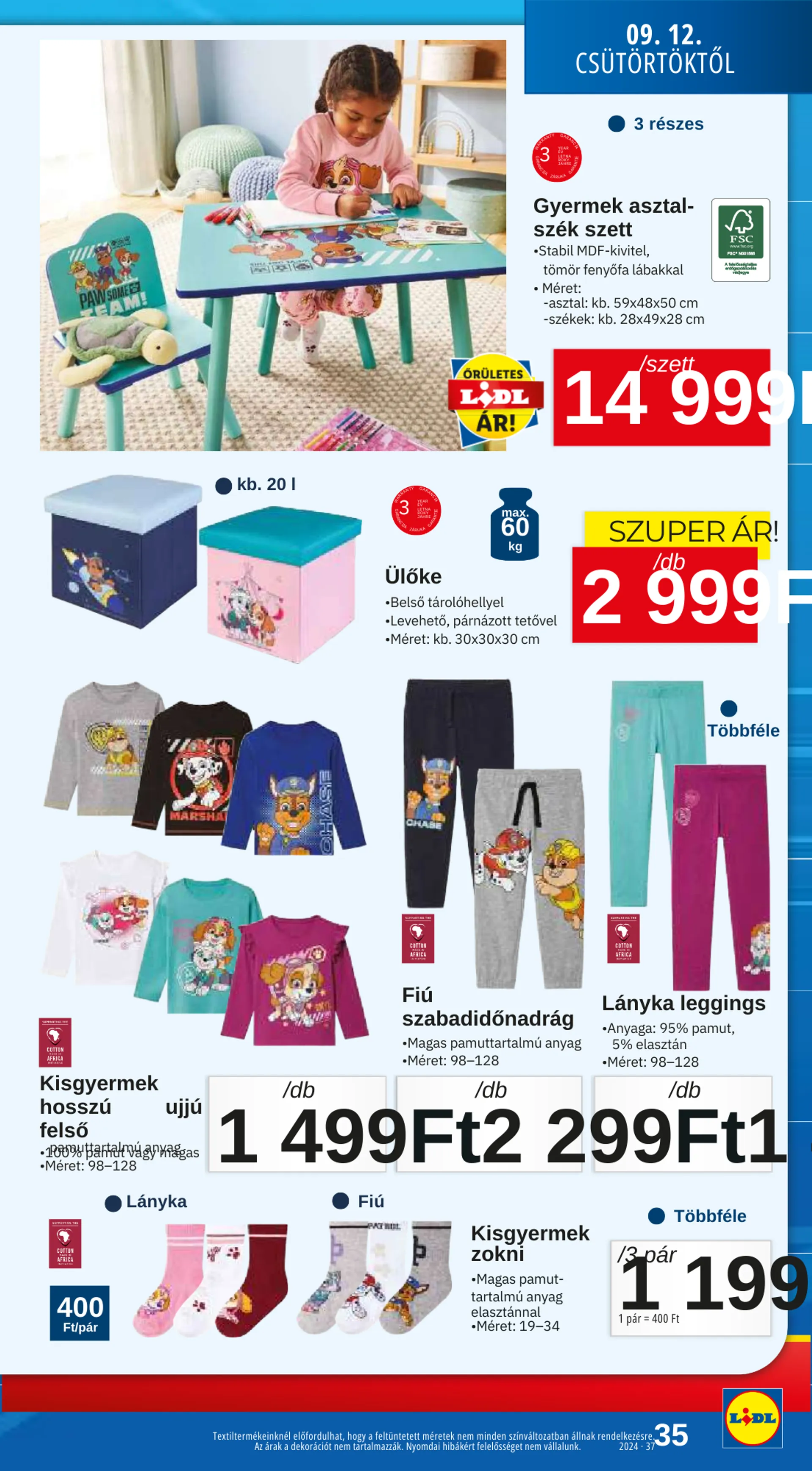 Katalógus Lidl Ajánlatok szeptember 12.-tól szeptember 18.-ig 2024. - Oldal 35