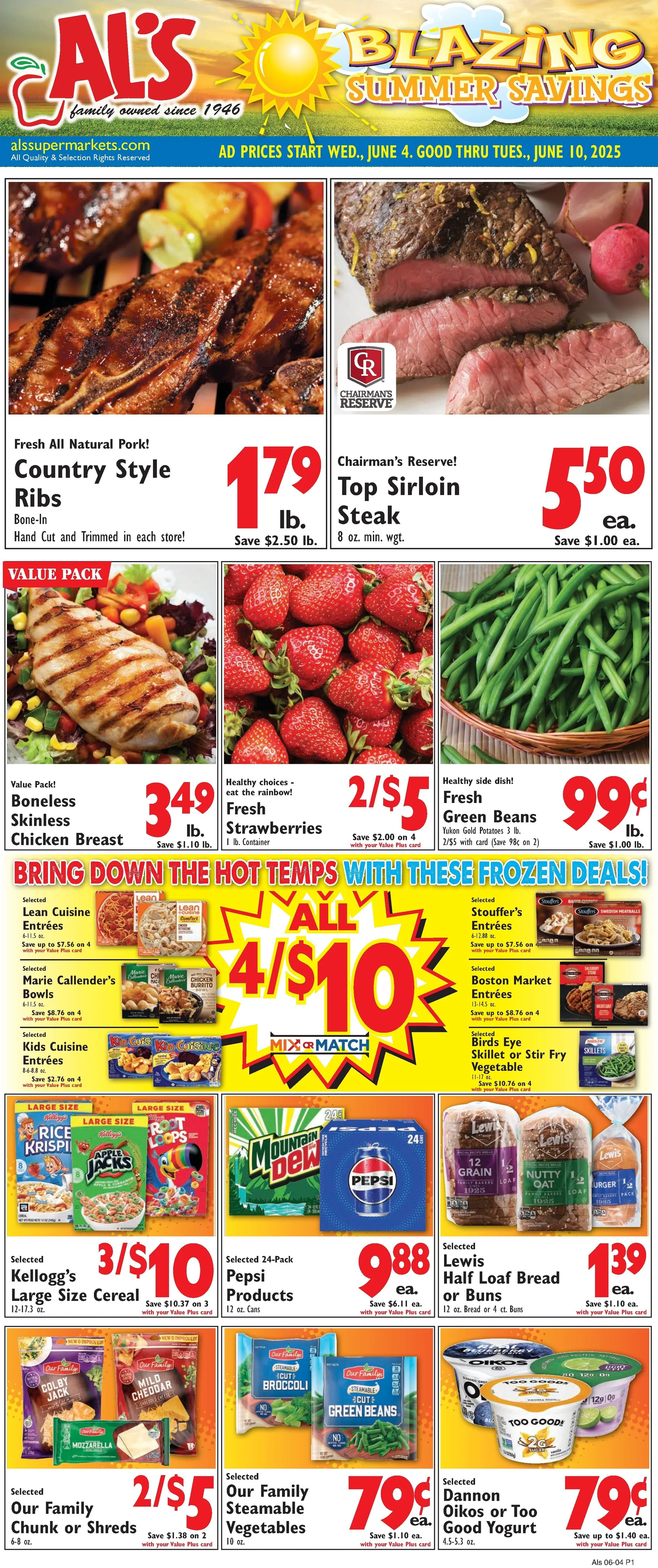 Weekly ad Al's Supermarket weekly ads from June 4 to June 10 2025 - Page 1