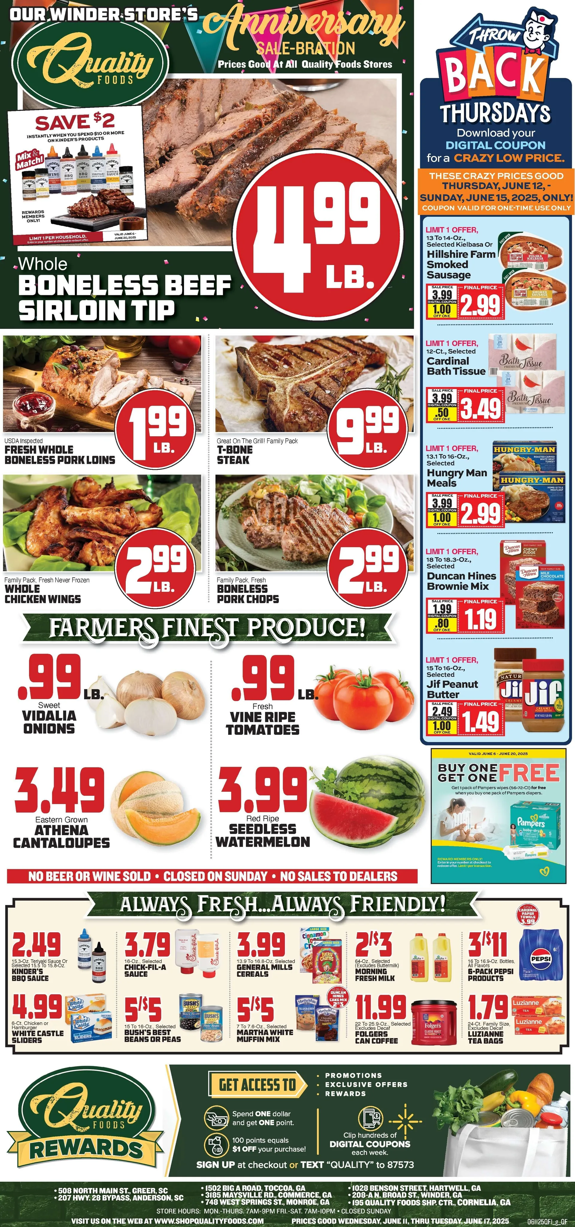 Quality Foods flyers from June 11 to June 17 2025 - flyer page 1