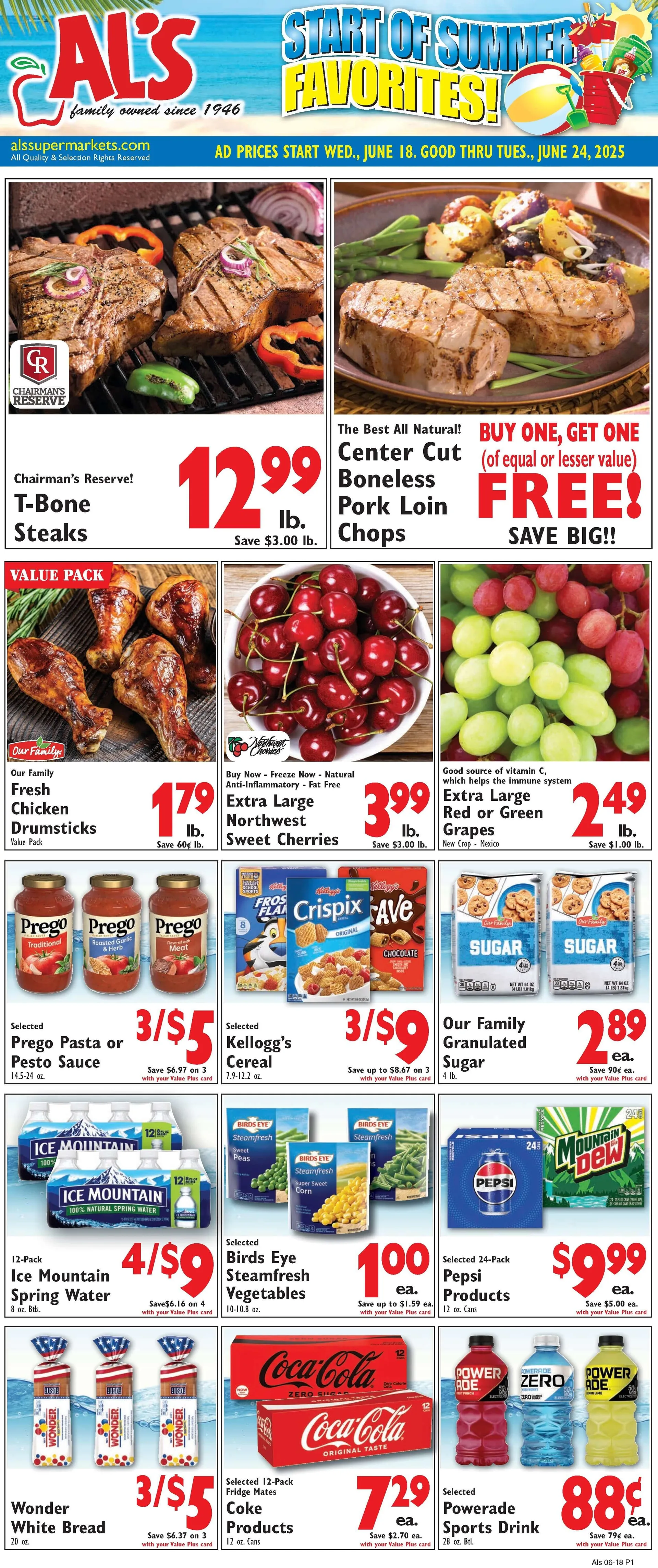 Weekly ad  Al's Supermarket weekly ads from June 18 to June 24 2025 - Page 1