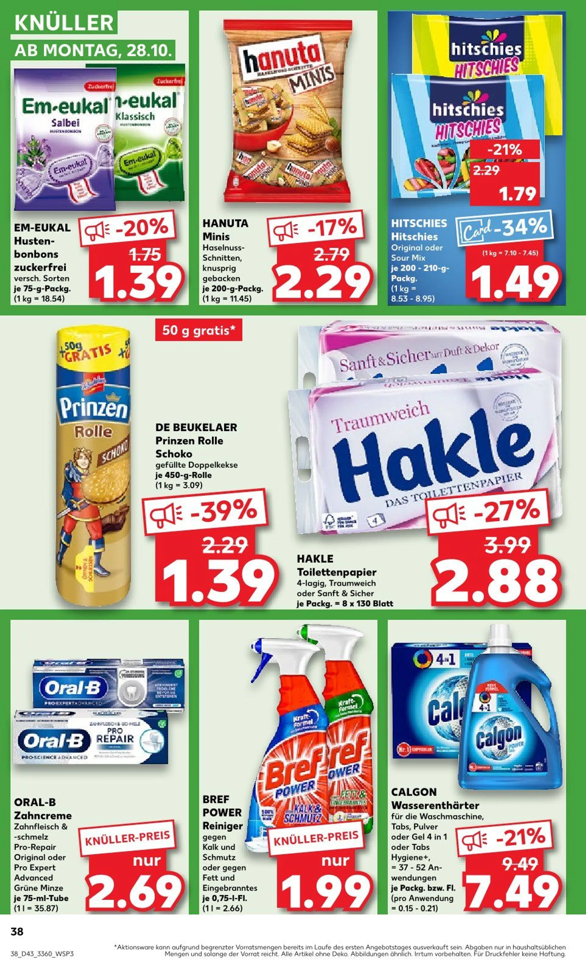 Kaufland Prospekt von 24. Oktober bis 30. Oktober 2024 - Prospekt seite 38