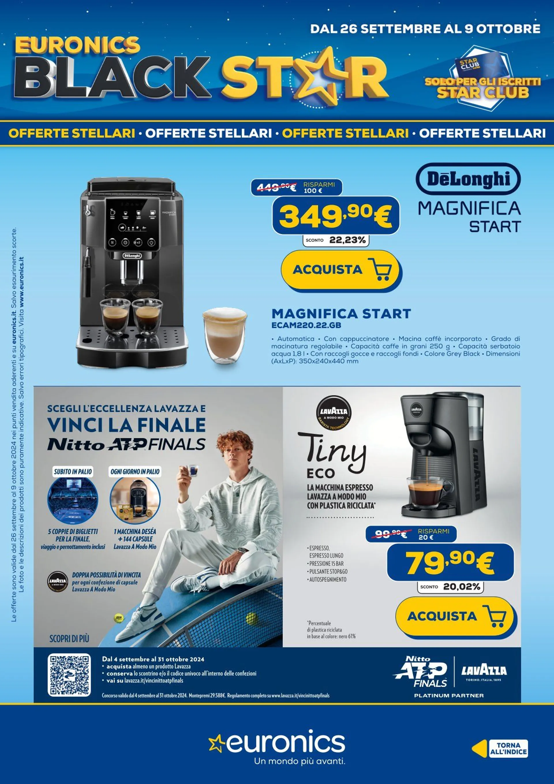 Euronics Brochure Offerte da 26 settembre a 9 ottobre di 2024 - Pagina del volantino 38