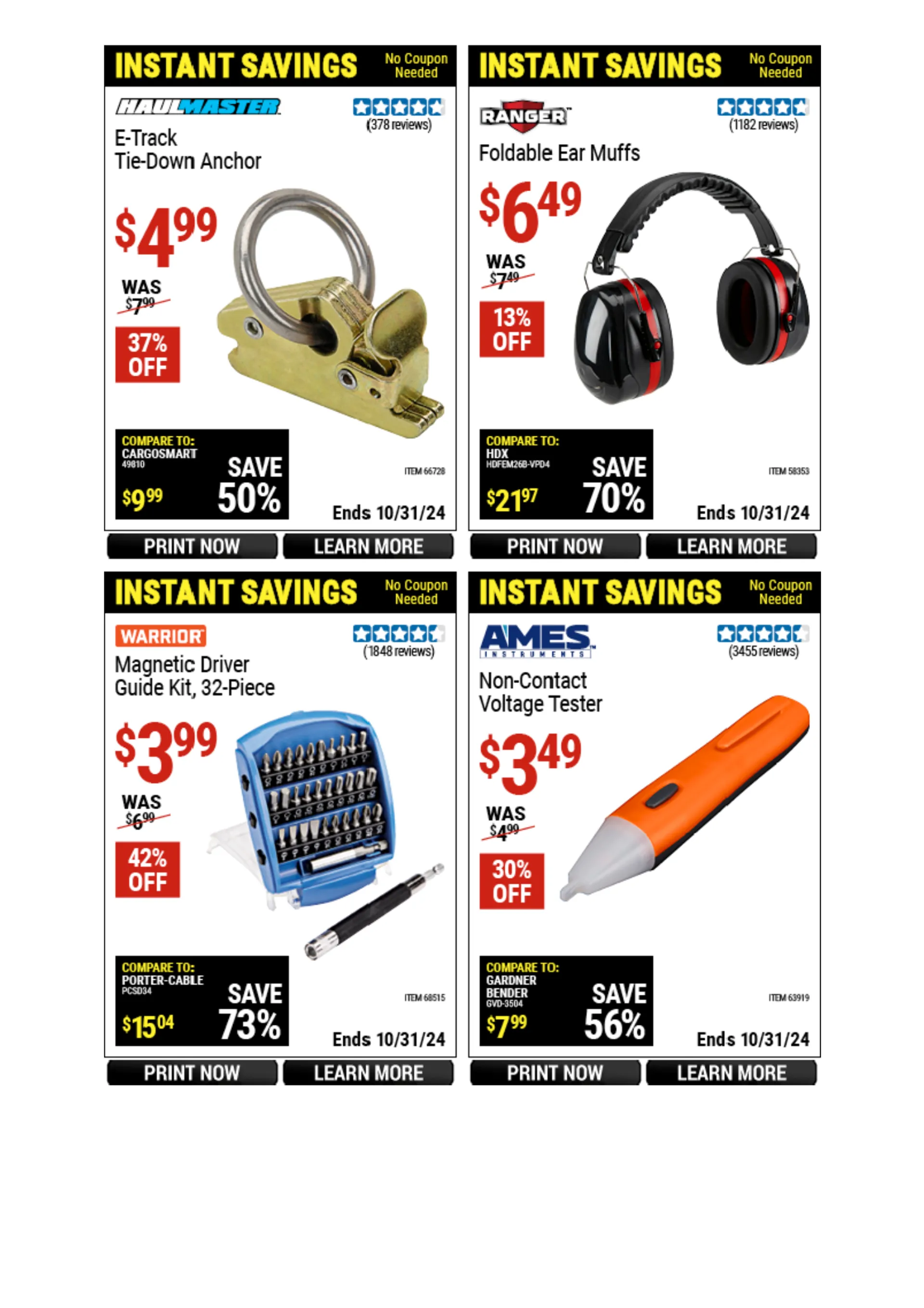 Weekly ad Harbor Freight Weekly Ad from October 21 to October 27 2024 - Page 37