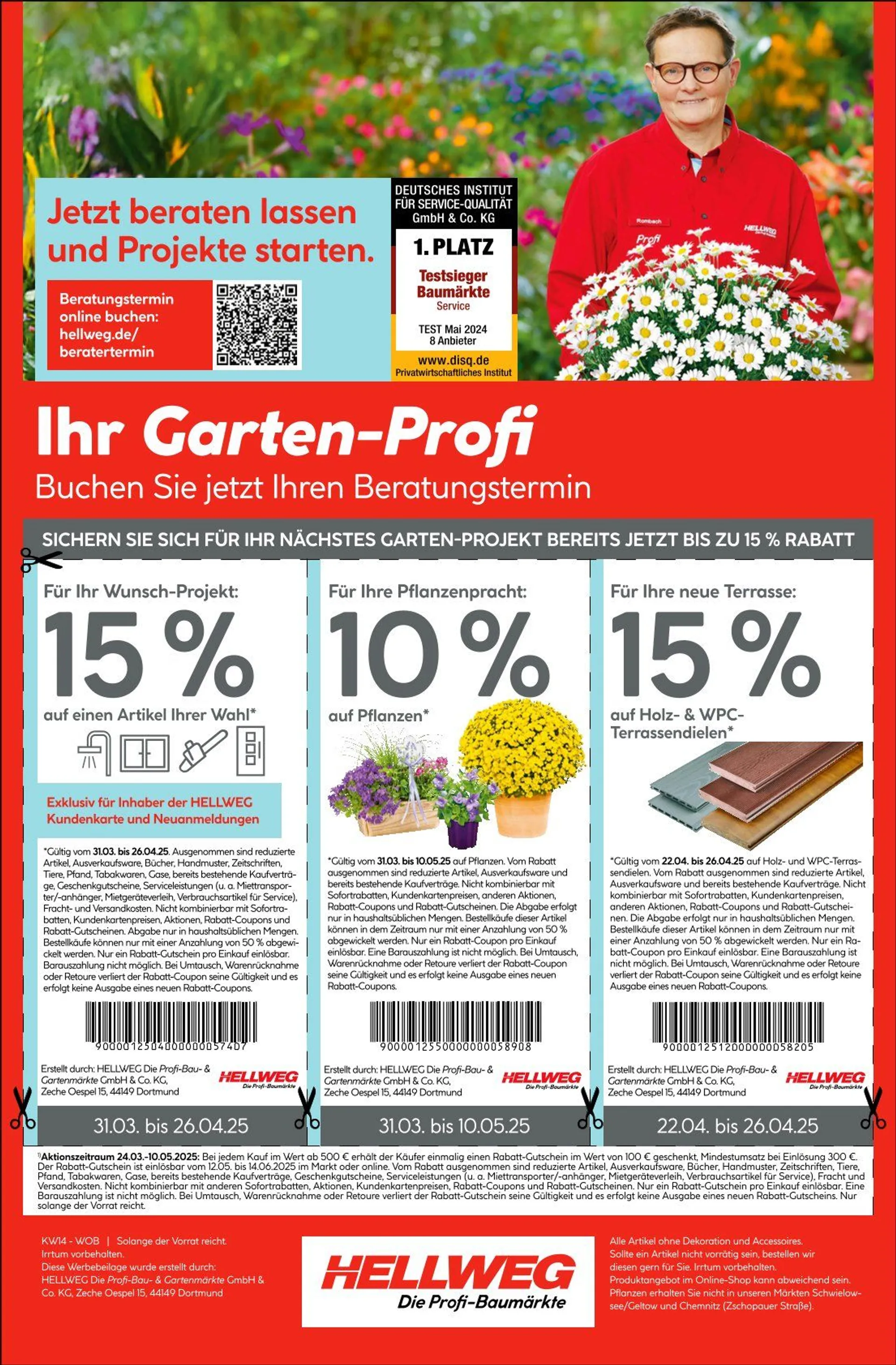 Hellweg Prospekte von 31. März bis 10. Mai 2025 - Prospekt seite 40