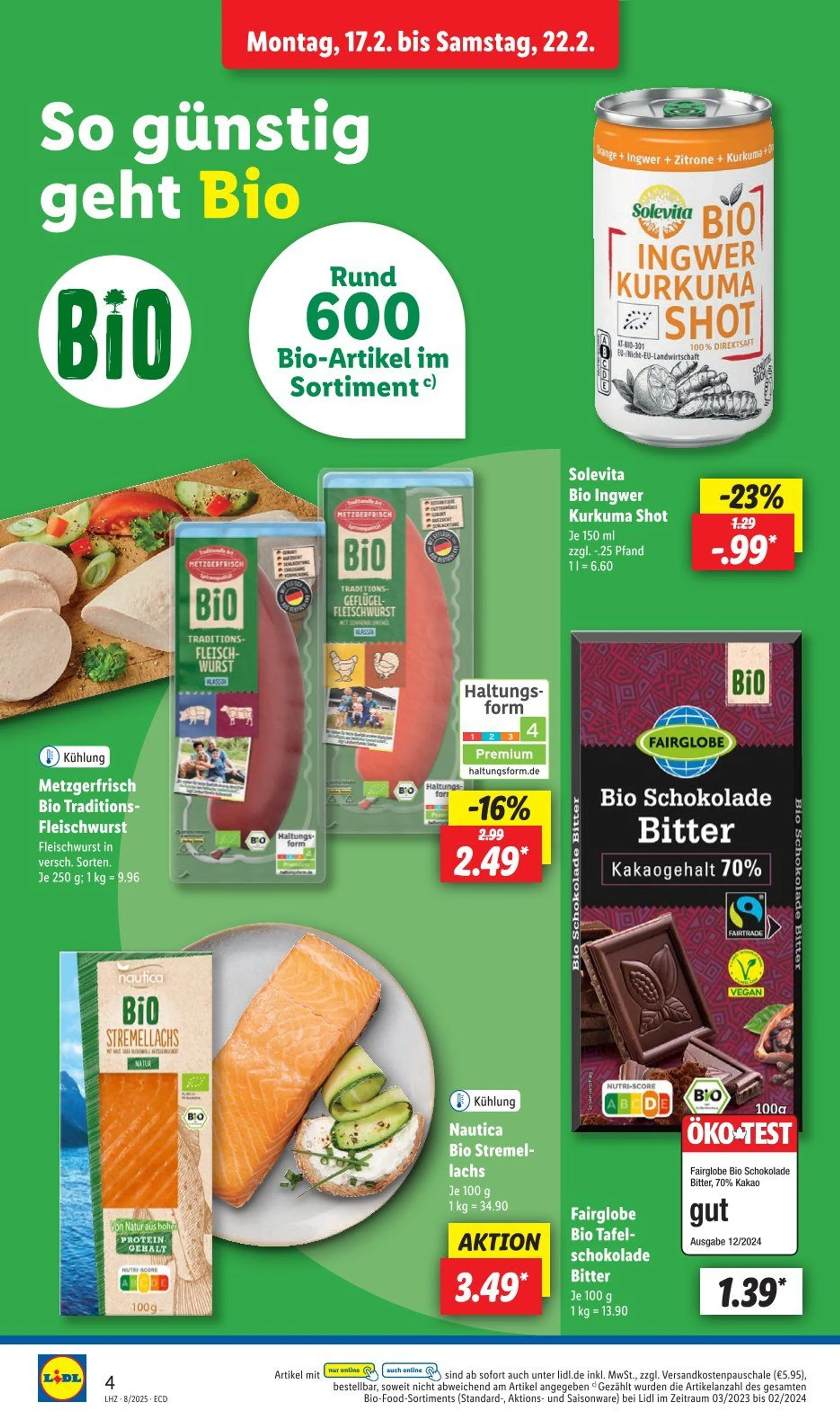 Lidl Prospekt von 17. Februar bis 22. Februar 2025 - Prospekt seite 4