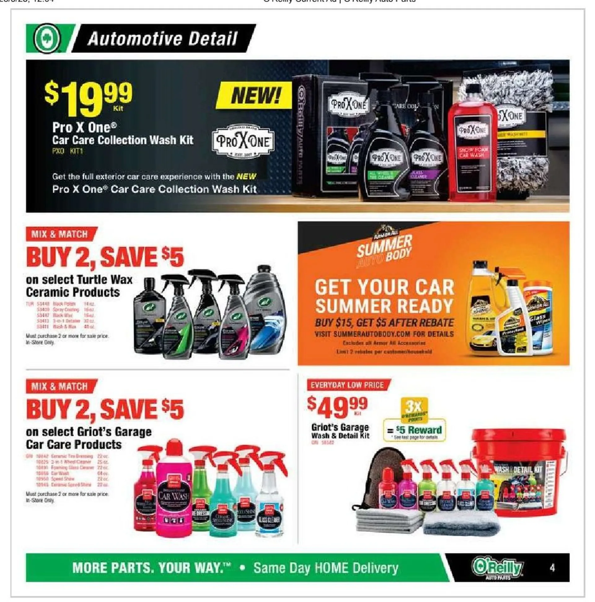 Weekly ad O'Reilly Auto Parts Deals from May 28 to June 24 2025 - Page 4