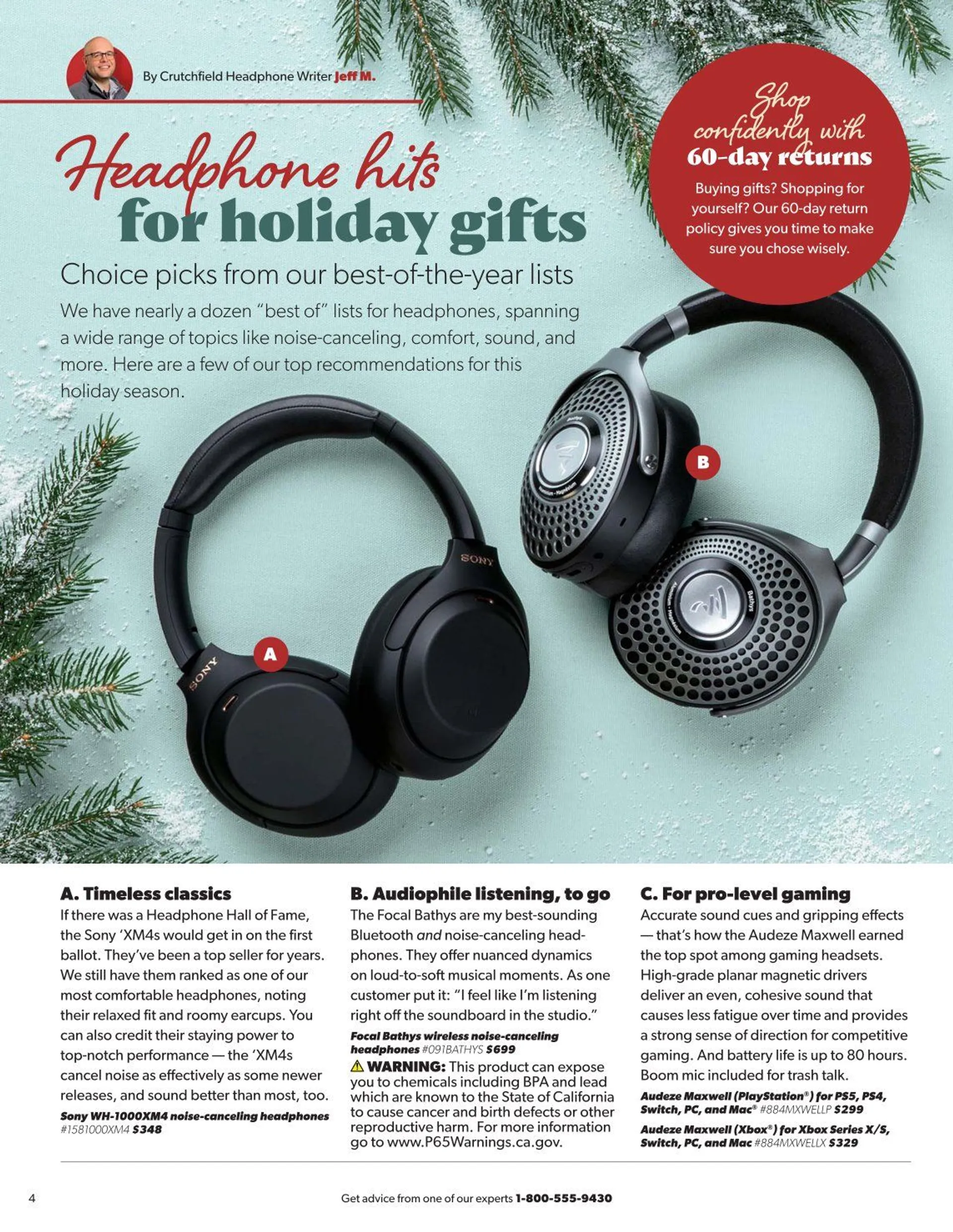 Weekly ad Crutchfield Holiday from December 6 to December 31 2024 - Page 4