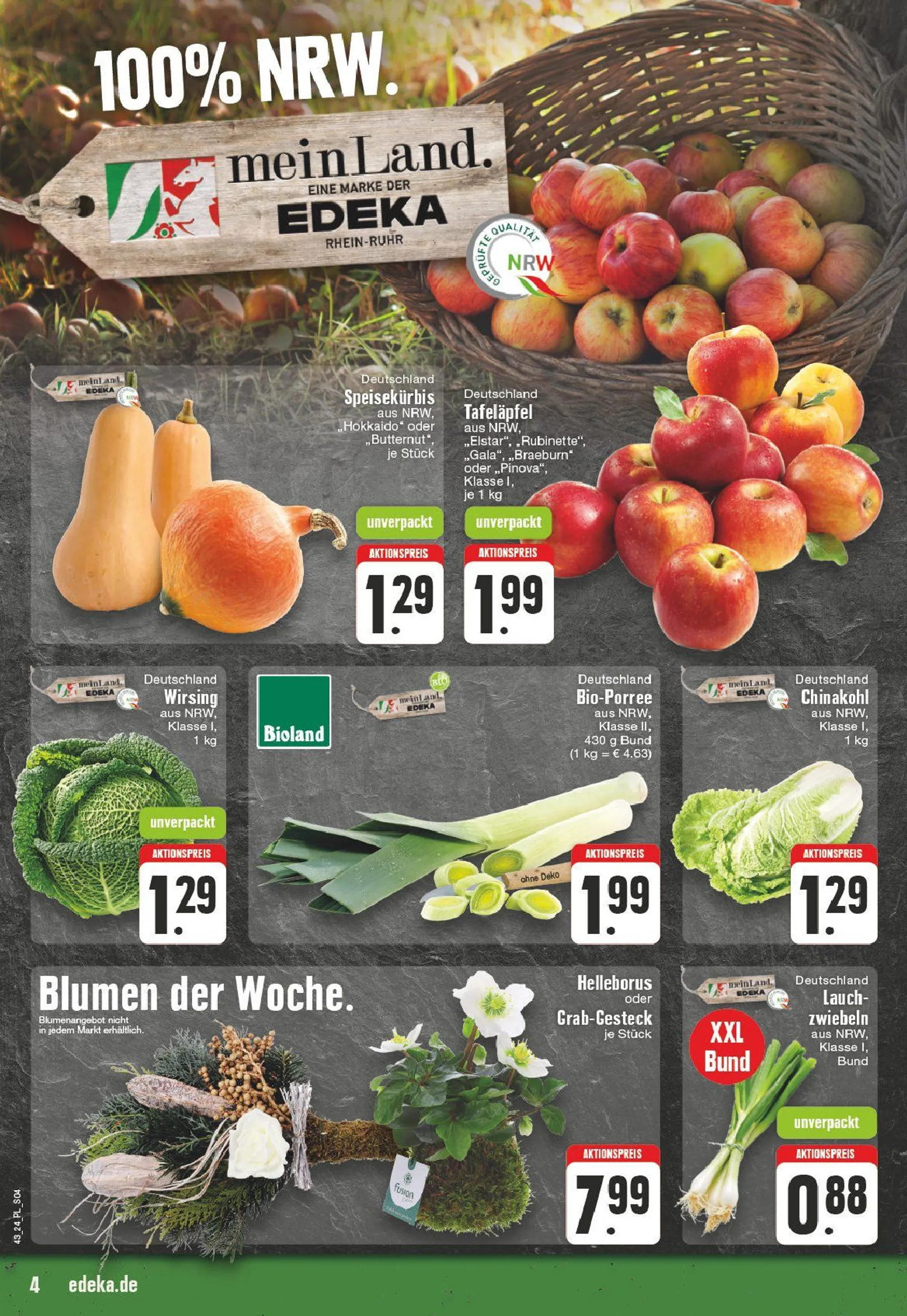 Edeka Prospekt von 21. Oktober bis 26. Oktober 2024 - Prospekt seite 4