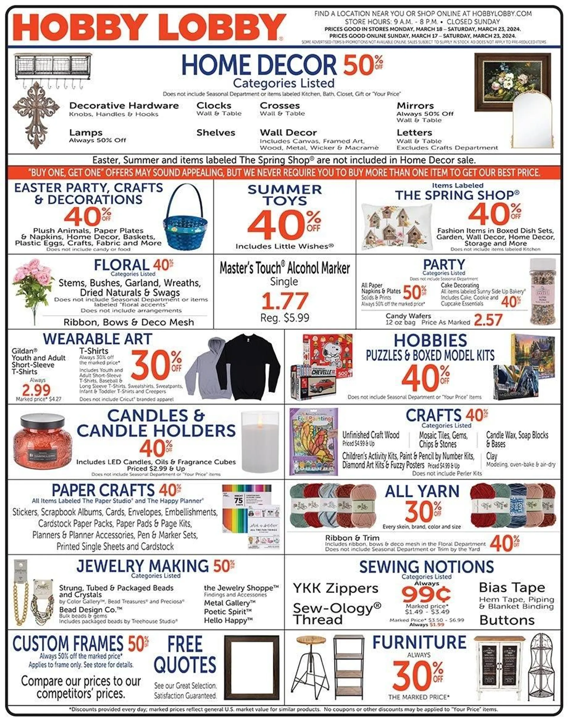 Weekly ad WEEKLY AD from March 17 to March 23 2024 - Page 1