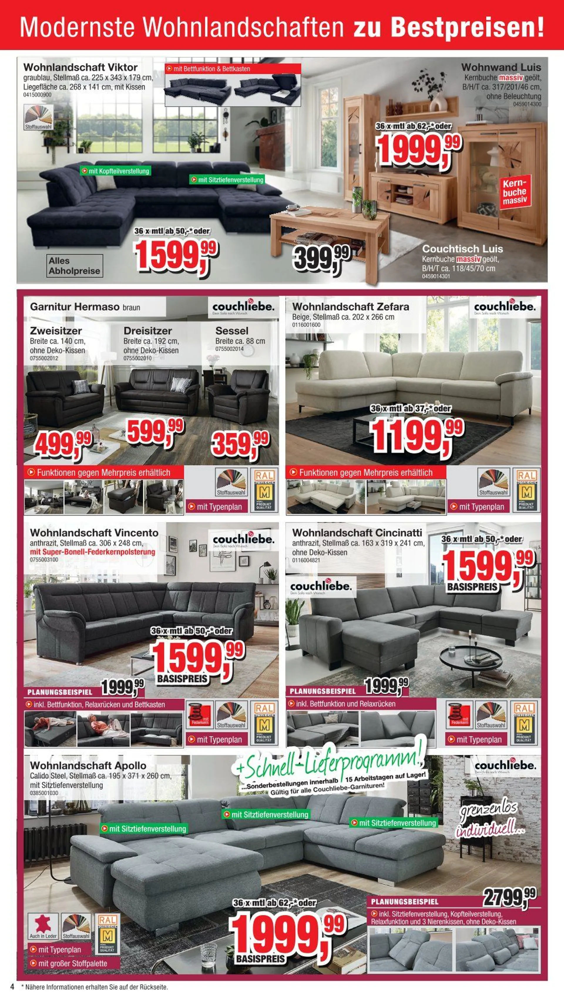 Möbelfundgrube Deals von 13. Februar bis 26. Februar 2025 - Prospekt seite 4