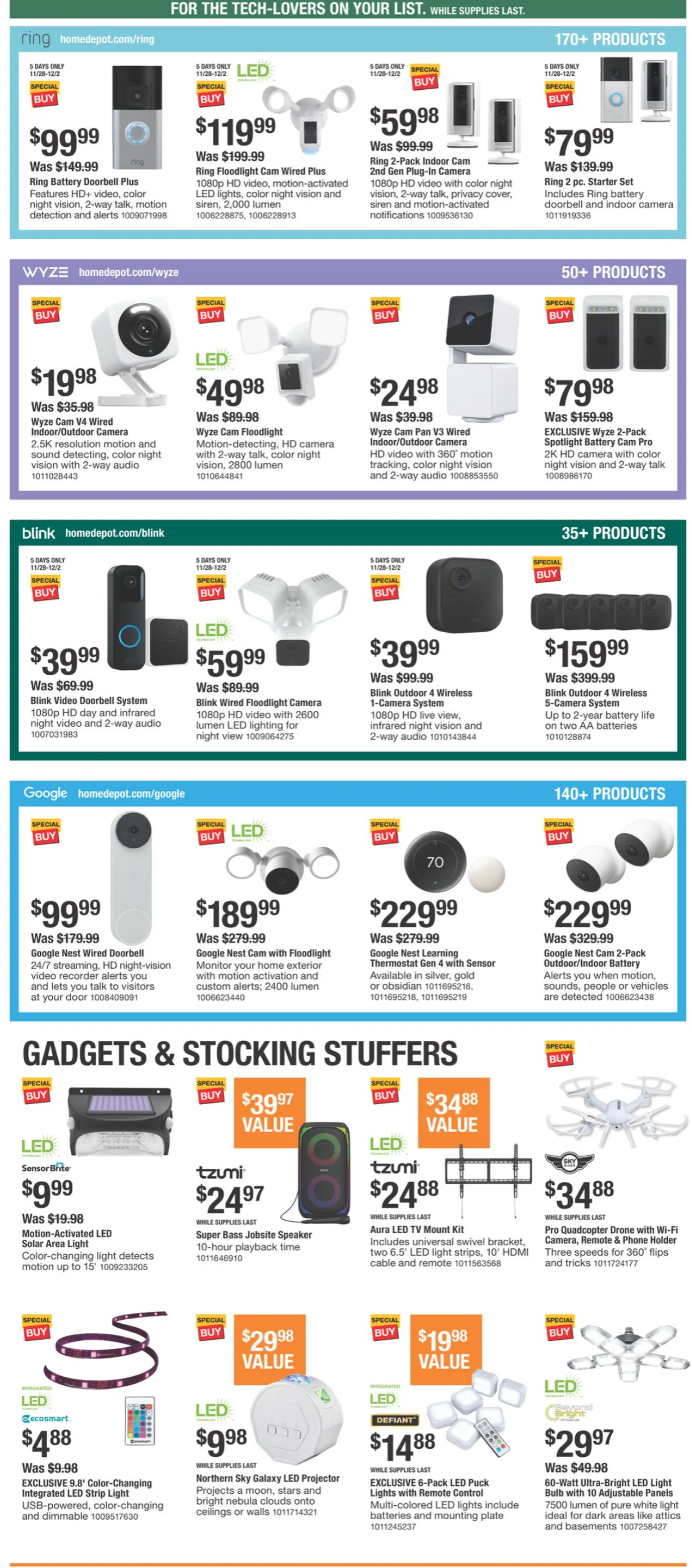 Weekly ad The Home Depot Weekly Ad from November 28 to December 4 2024 - Page 3