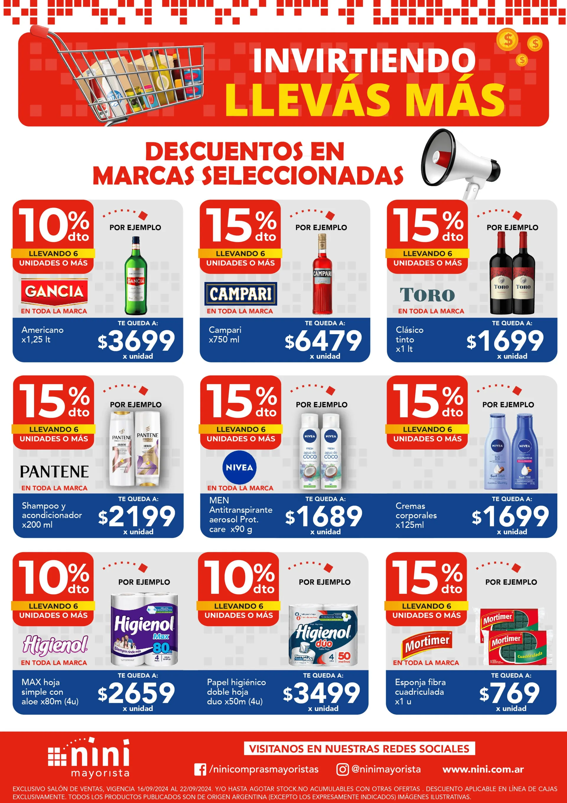 Ofertas de Nini Mayorista Ofertas 16 de septiembre al 22 de septiembre 2024 - Página 3 del catálogo