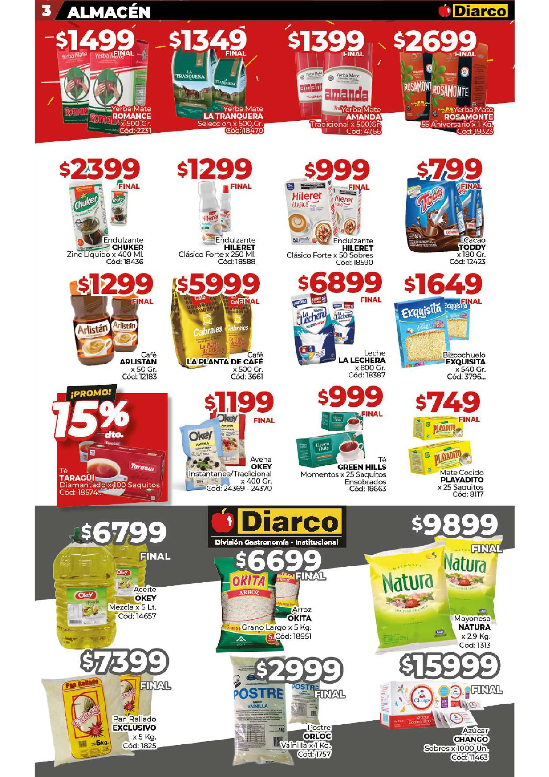 Ofertas de Catálogo: Diarco 30 de septiembre al 6 de octubre 2024 - Página 3 del catálogo