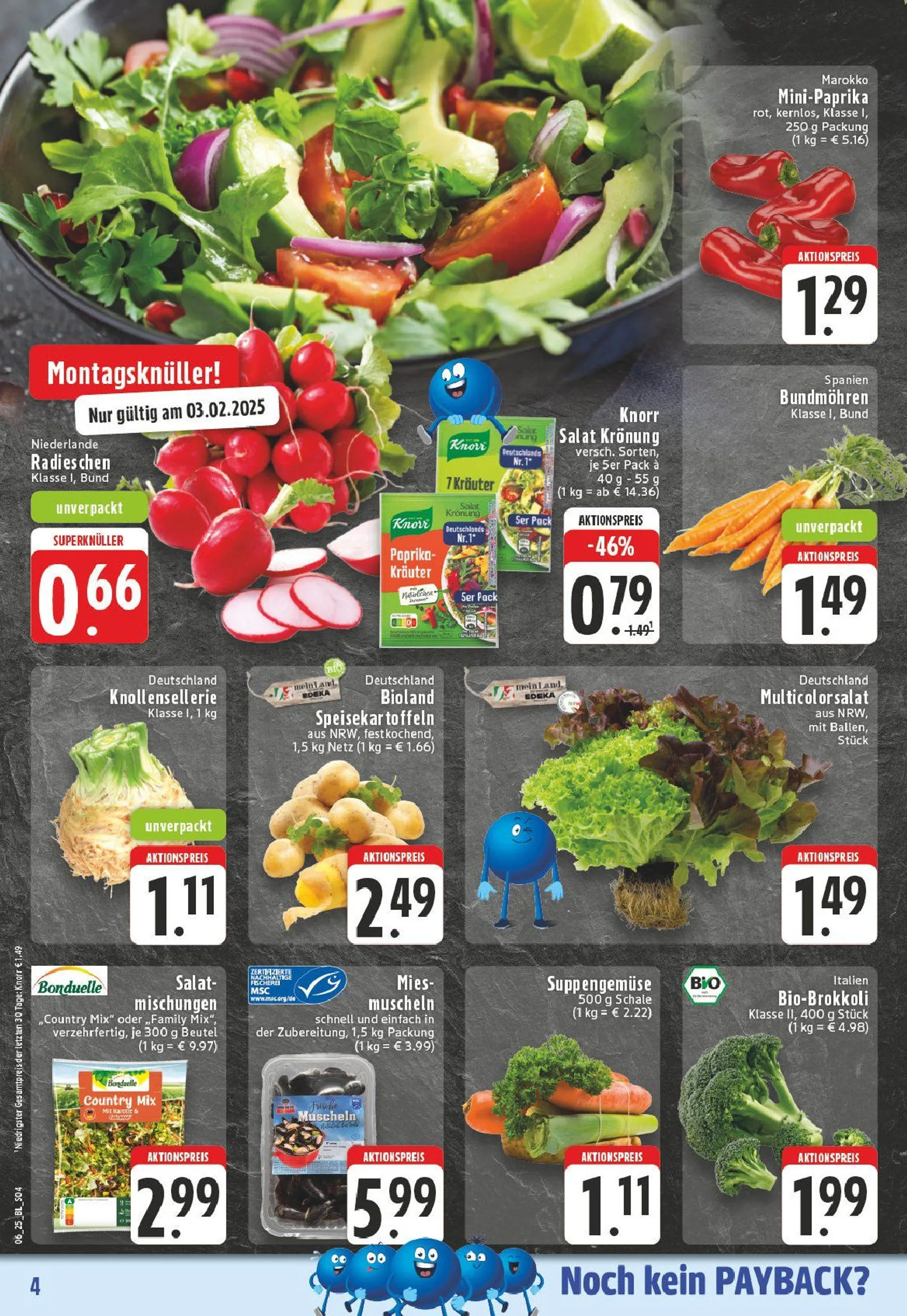 Edeka Prospekt von 3. Februar bis 8. Februar 2025 - Prospekt seite 4