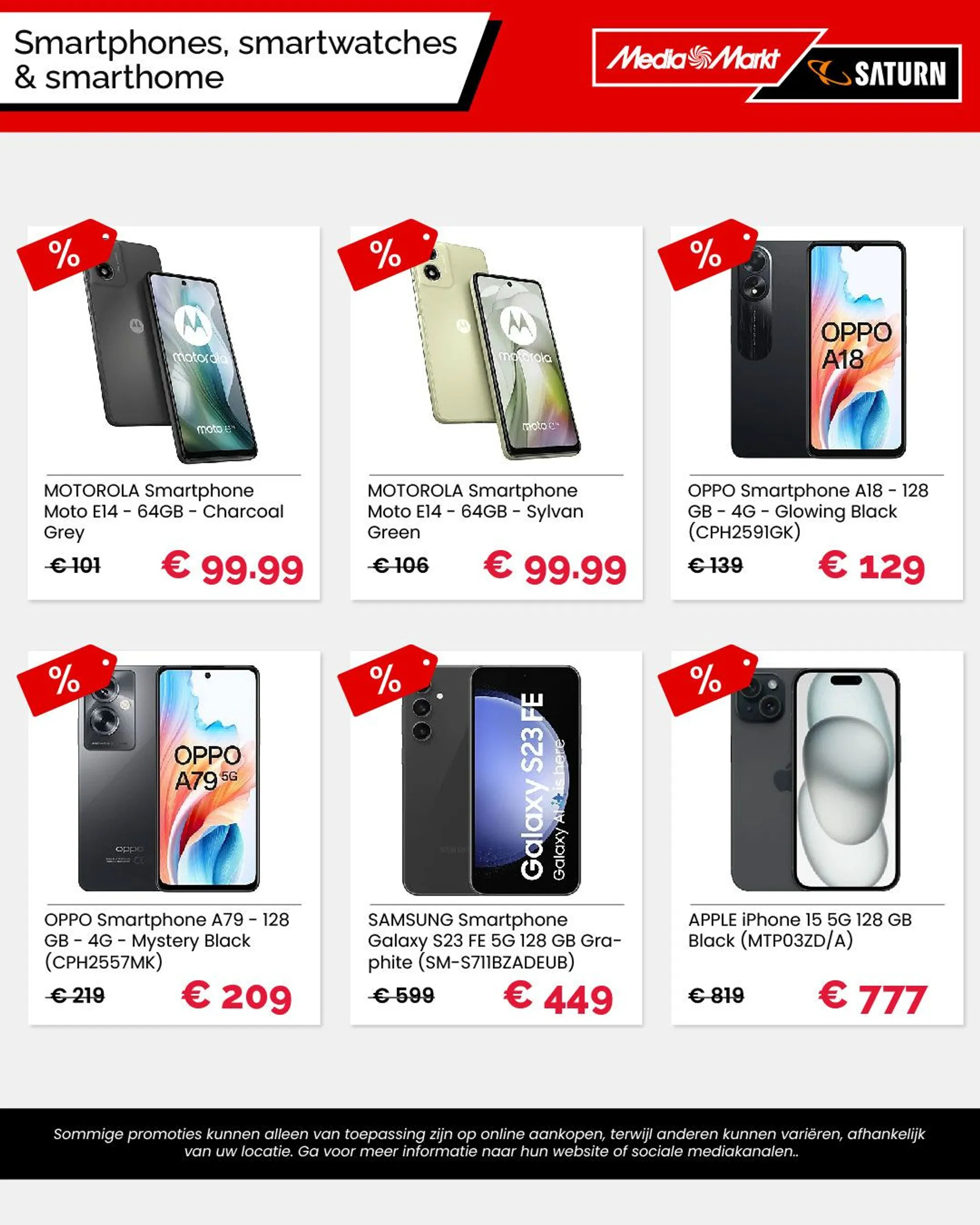 Speciale promoties van MediaMarkt van 8 oktober tot 22 oktober 2024 - folder pagina 3