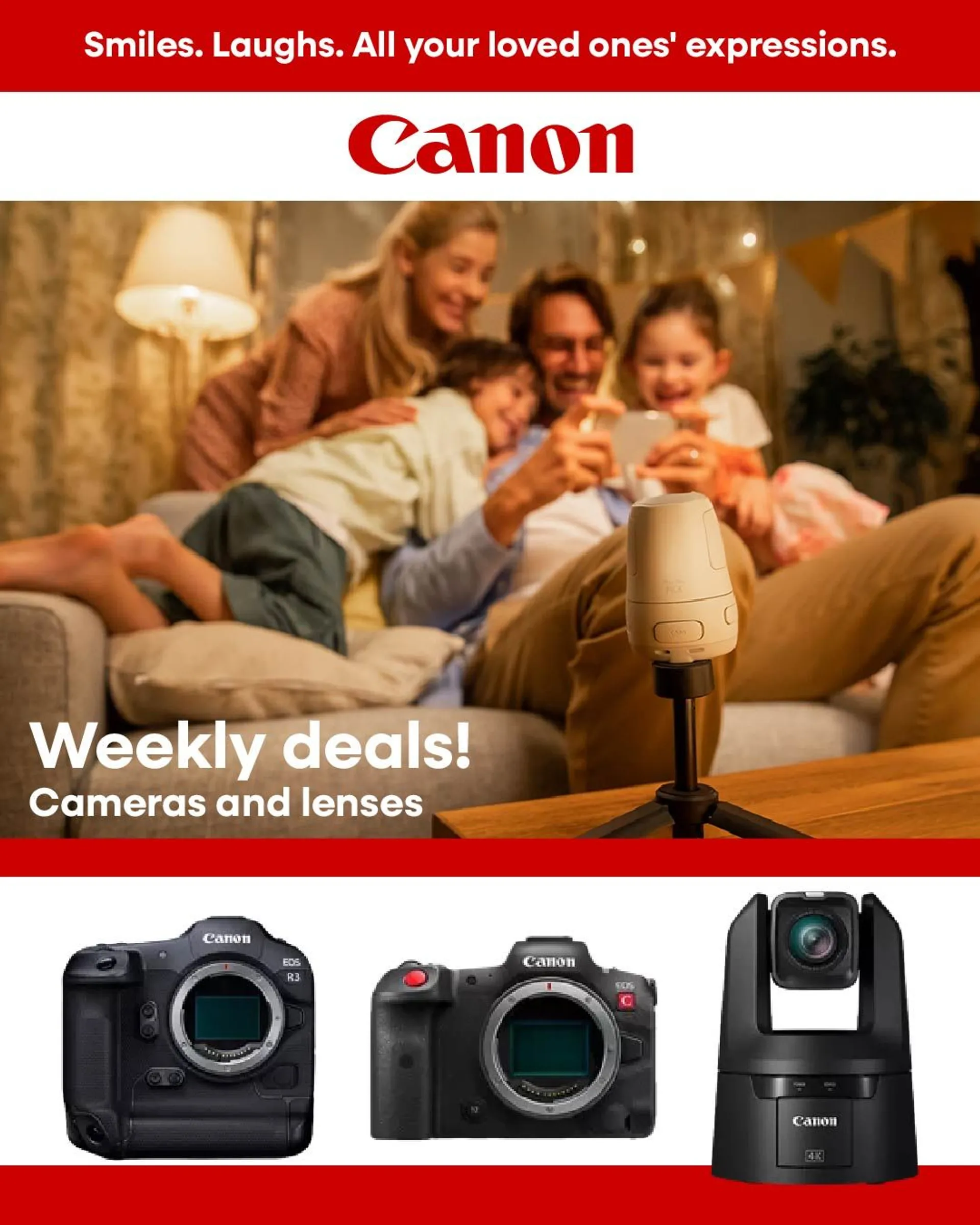 Weekly ad Canon - Cameras and lenses from November 9 to November 17 2024 - Page 1