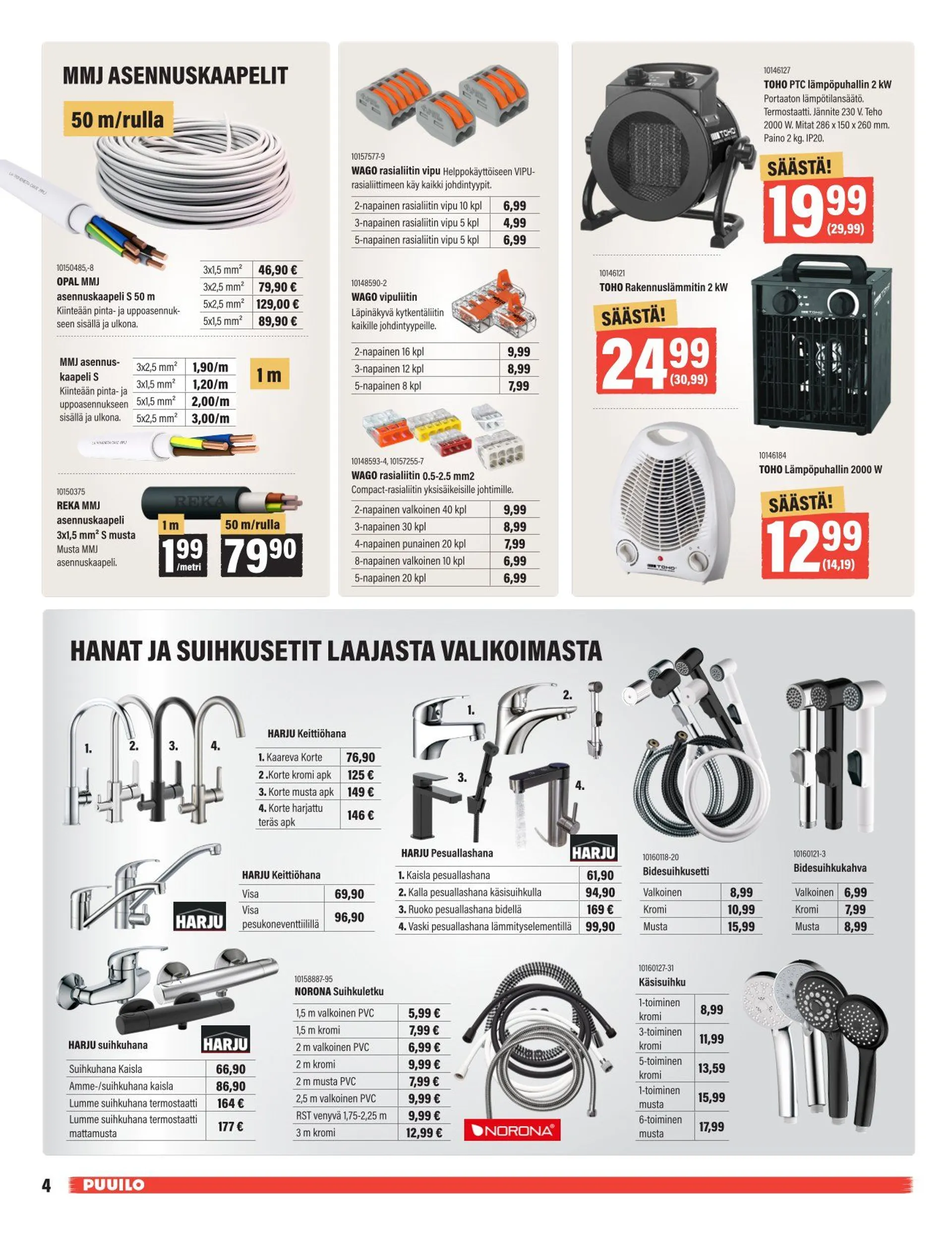 Puuilo Erikoistarjous voimassa alkaen 10. helmikuuta - 2. maaliskuuta 2025 - Tarjouslehti sivu 4