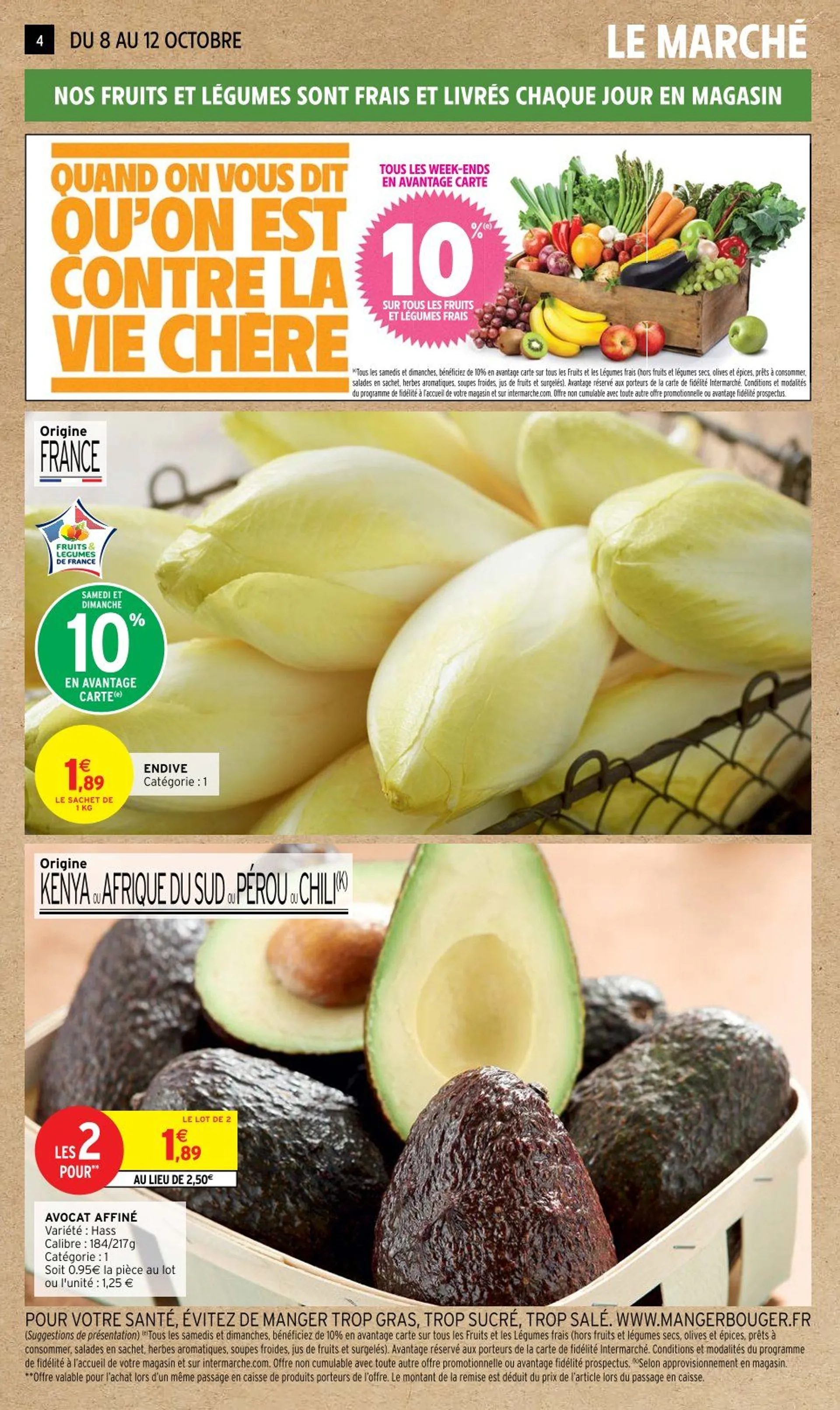 Intermarché Offres de catalogue du 8 octobre au 20 octobre 2024 - Catalogue page 4