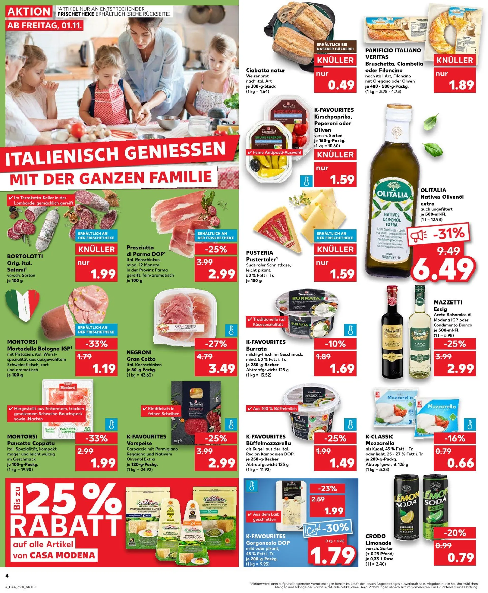 Kaufland Prospekt von 1. November bis 6. November 2024 - Prospekt seite 4