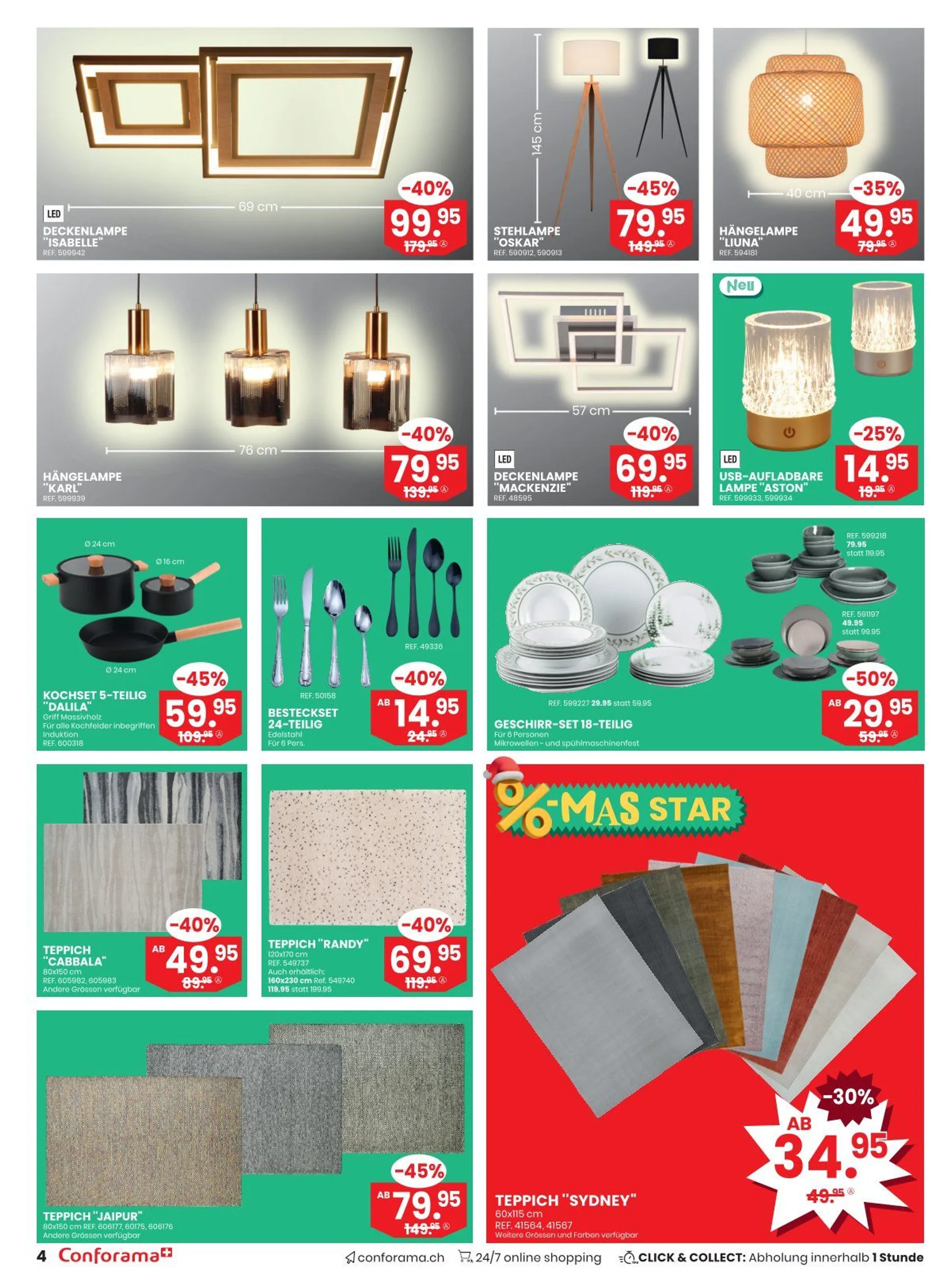 Conforama Prospekt von 19. Dezember bis 30. Dezember 2024 - Prospekt seite  4