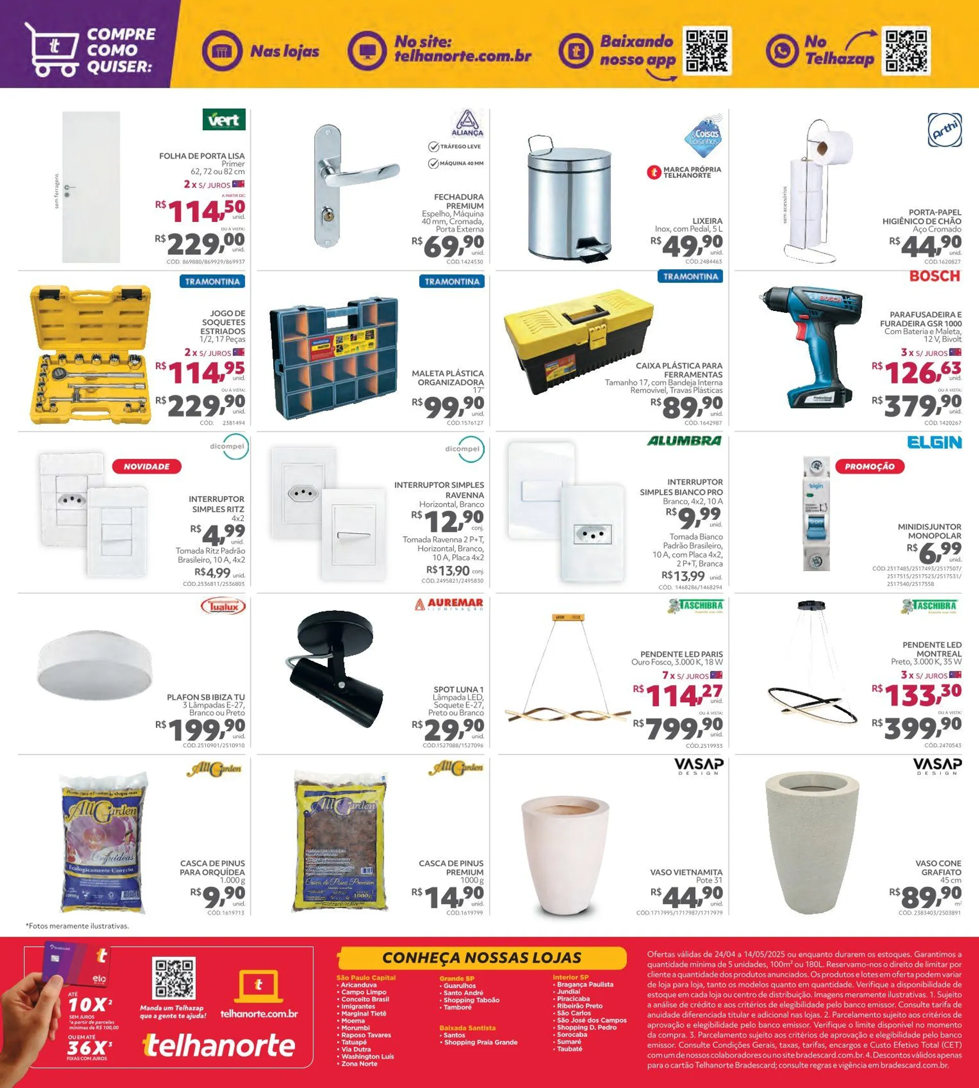 Encarte de Telhanorte Ofertas 24 de abril até 14 de maio 2025 - Pagina 4